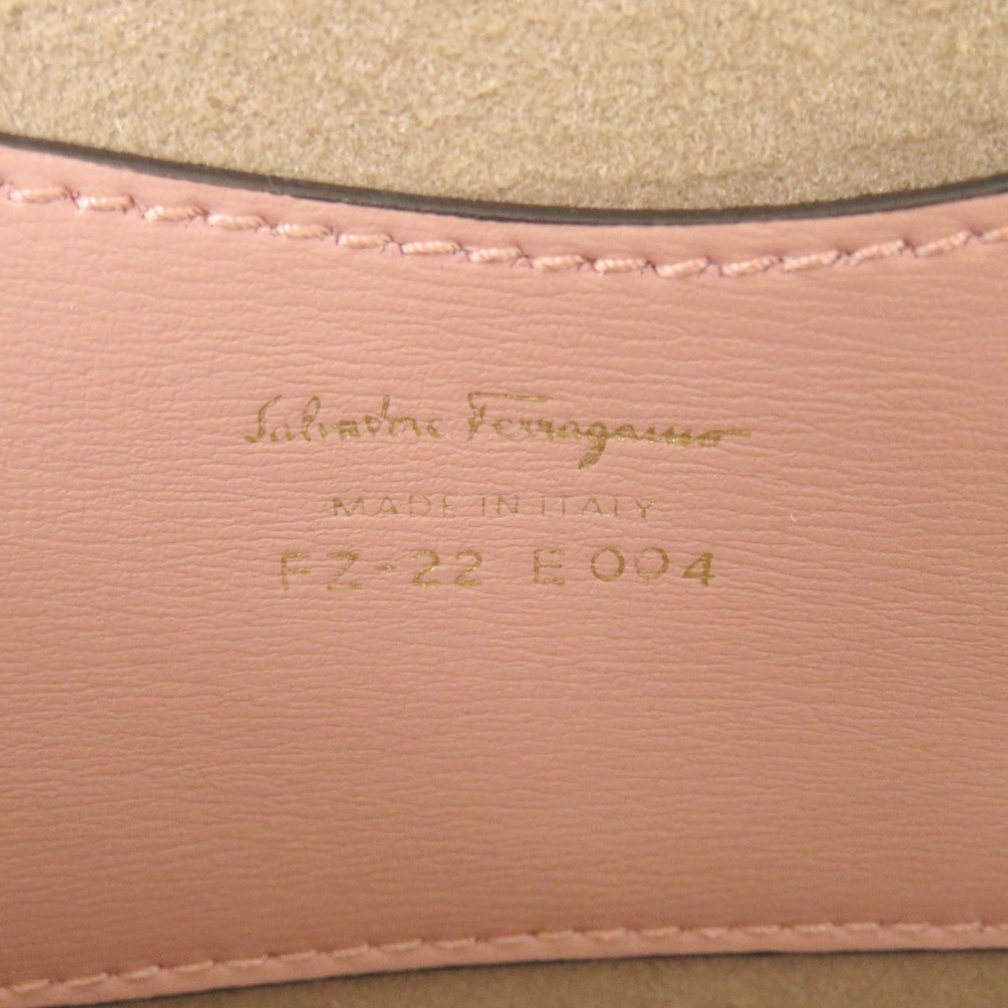 Salvatore Ferragamo Excellent condition Salvatore Ferragamo 2-way Vara Ribbon leather pink shoulder bag 0588 Size ONE SIZE - 9 Thumbnail