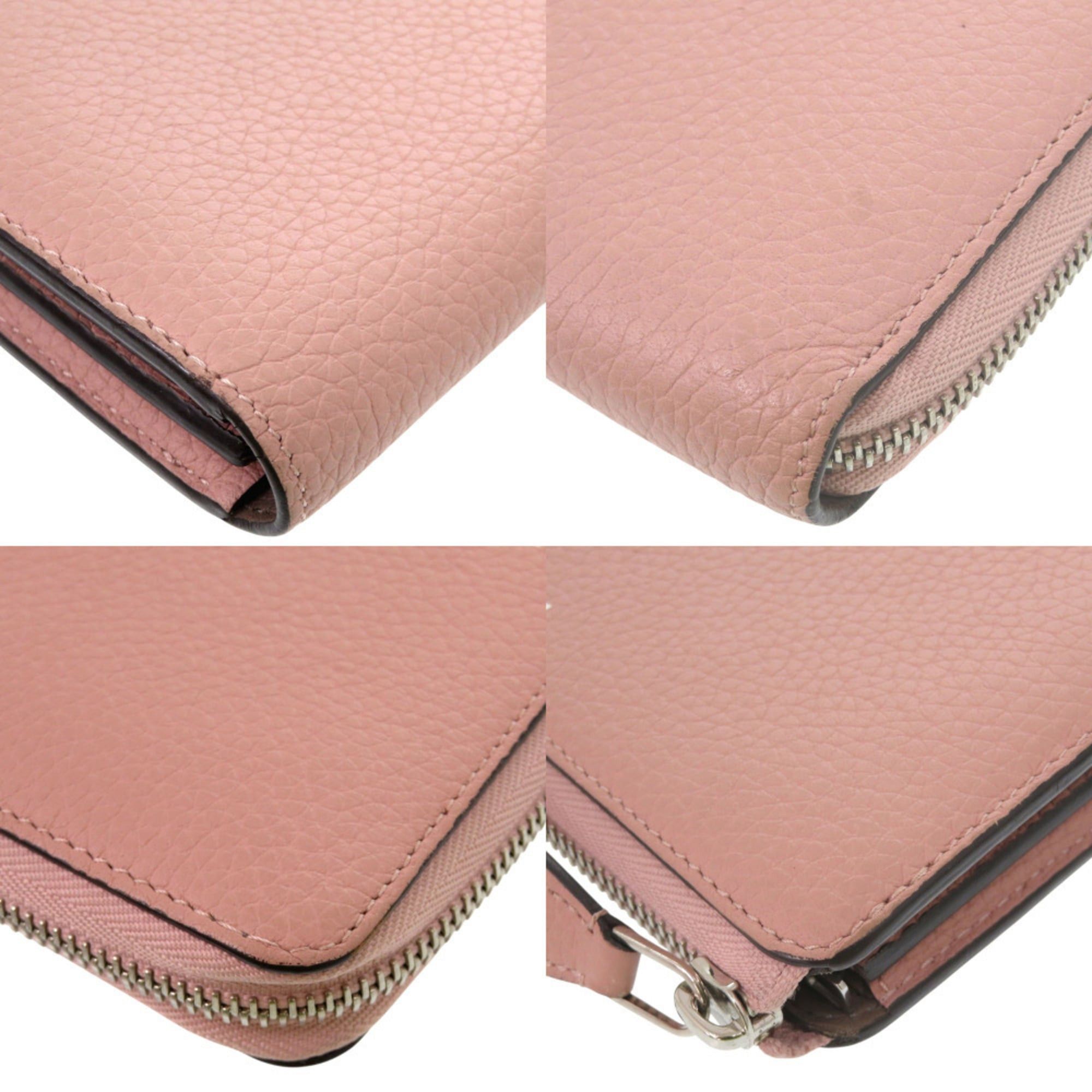 Louis Vuitton Excellent condition Louis Vuitton Portefeuille Comete M63103 Taurillon leather Magnolia pink L-shaped zipper long wallet LV 1156 Size ONE SIZE - 9 Thumbnail