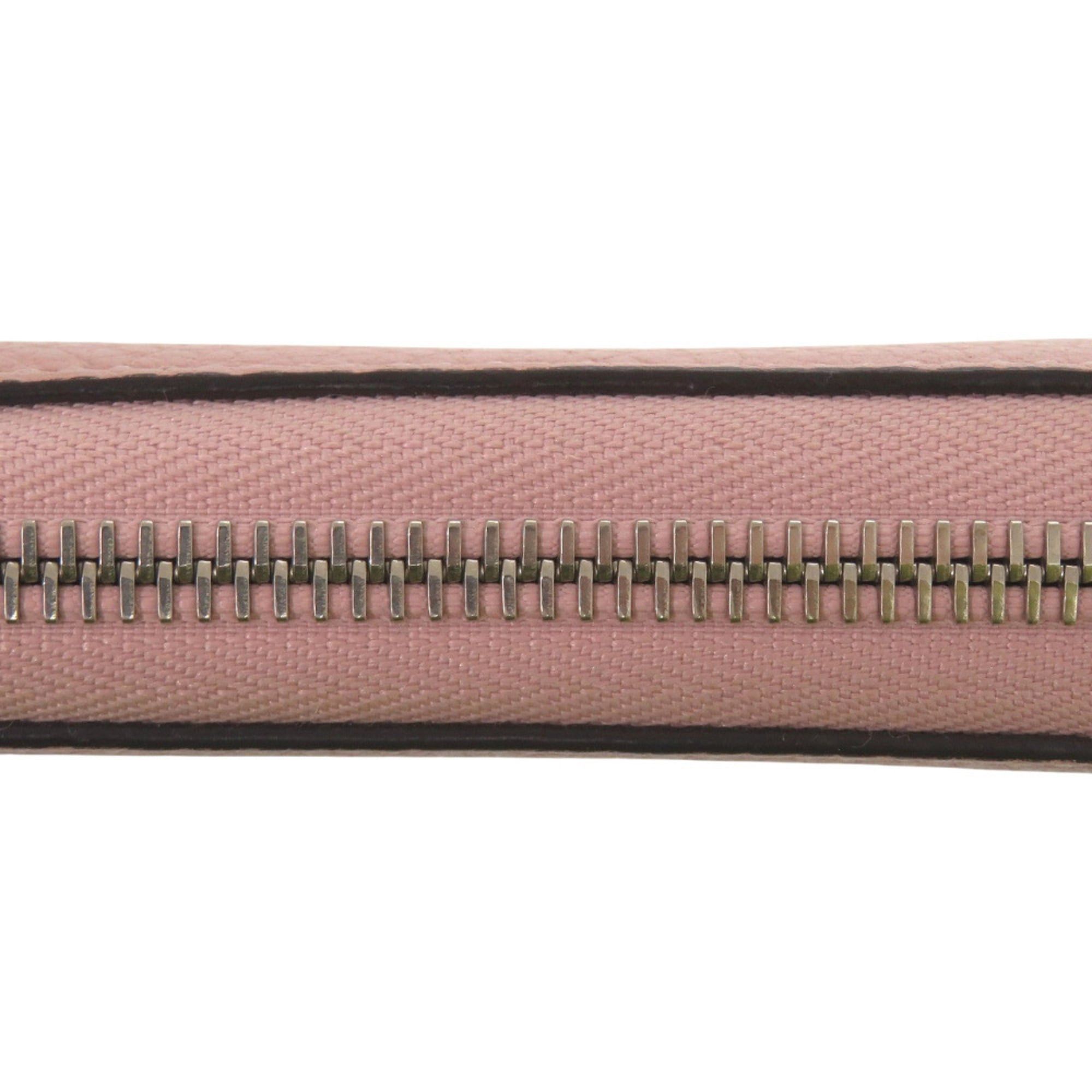 Louis Vuitton Excellent condition Louis Vuitton Portefeuille Comete M63103 Taurillon leather Magnolia pink L-shaped zipper long wallet LV 1156 Size ONE SIZE - 5 Thumbnail