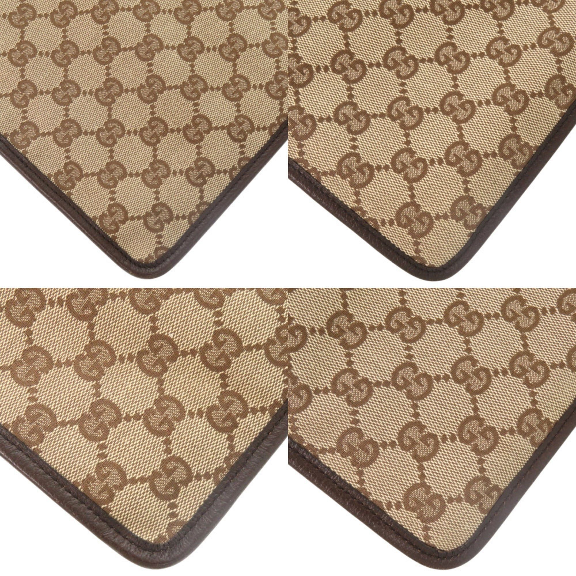Gucci Excellent condition Gucci Sherry Line GG canvas messenger bag 27639 213317 body leather brown green red 1182 Size ONE SIZE - 8 Thumbnail