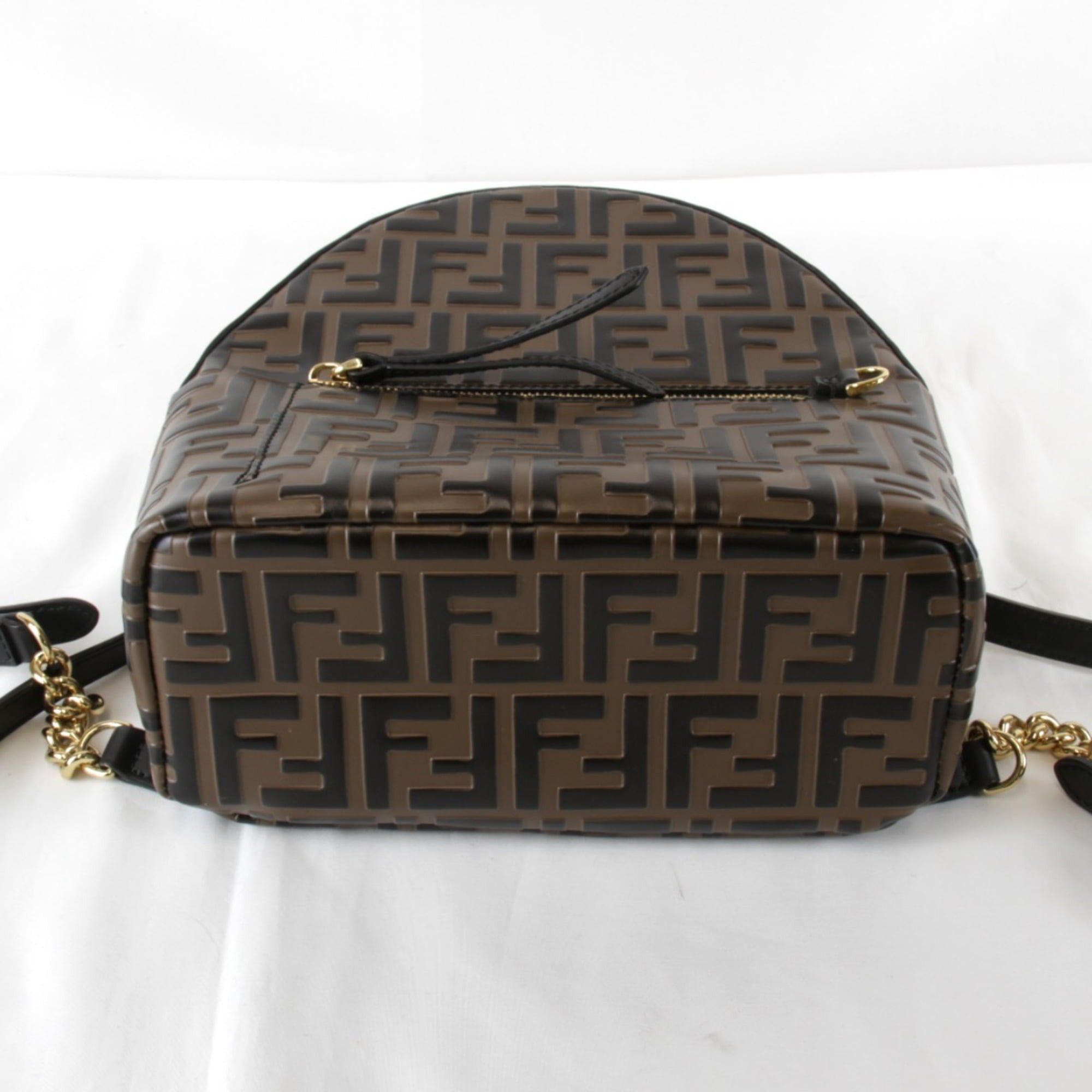 Fendi FENDI Zucca 8B2038 Backpack/Daypack Leather Brown Size ONE SIZE - 5 Thumbnail