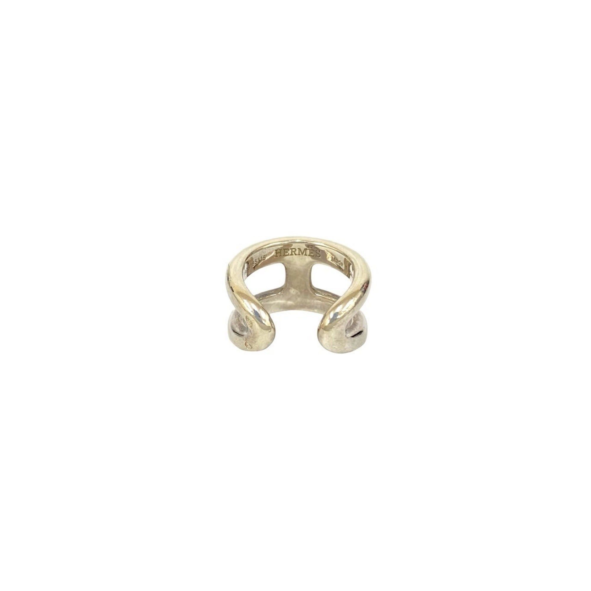 Hermes HERMES Osmos Silver 925 Ring, Size 12, for Men and Women, Silver, 44147 Size ONE SIZE - 6 Thumbnail