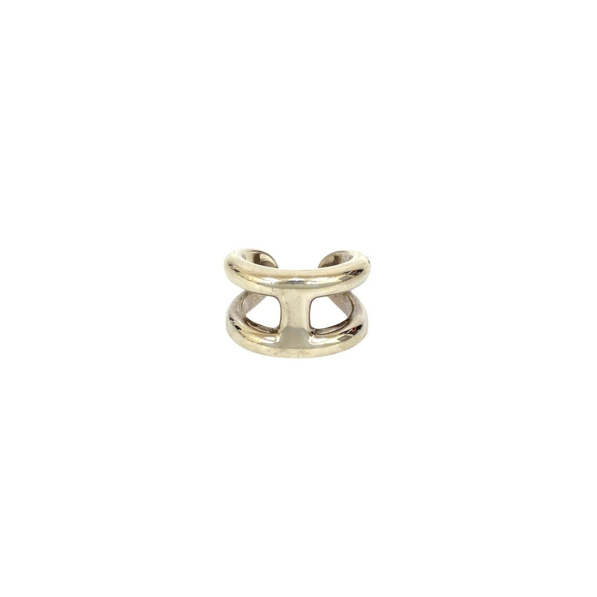 Hermes HERMES Osmos Silver 925 Ring, Size 12, for Men and Women, Silver, 44147 Size ONE SIZE - 5 Thumbnail