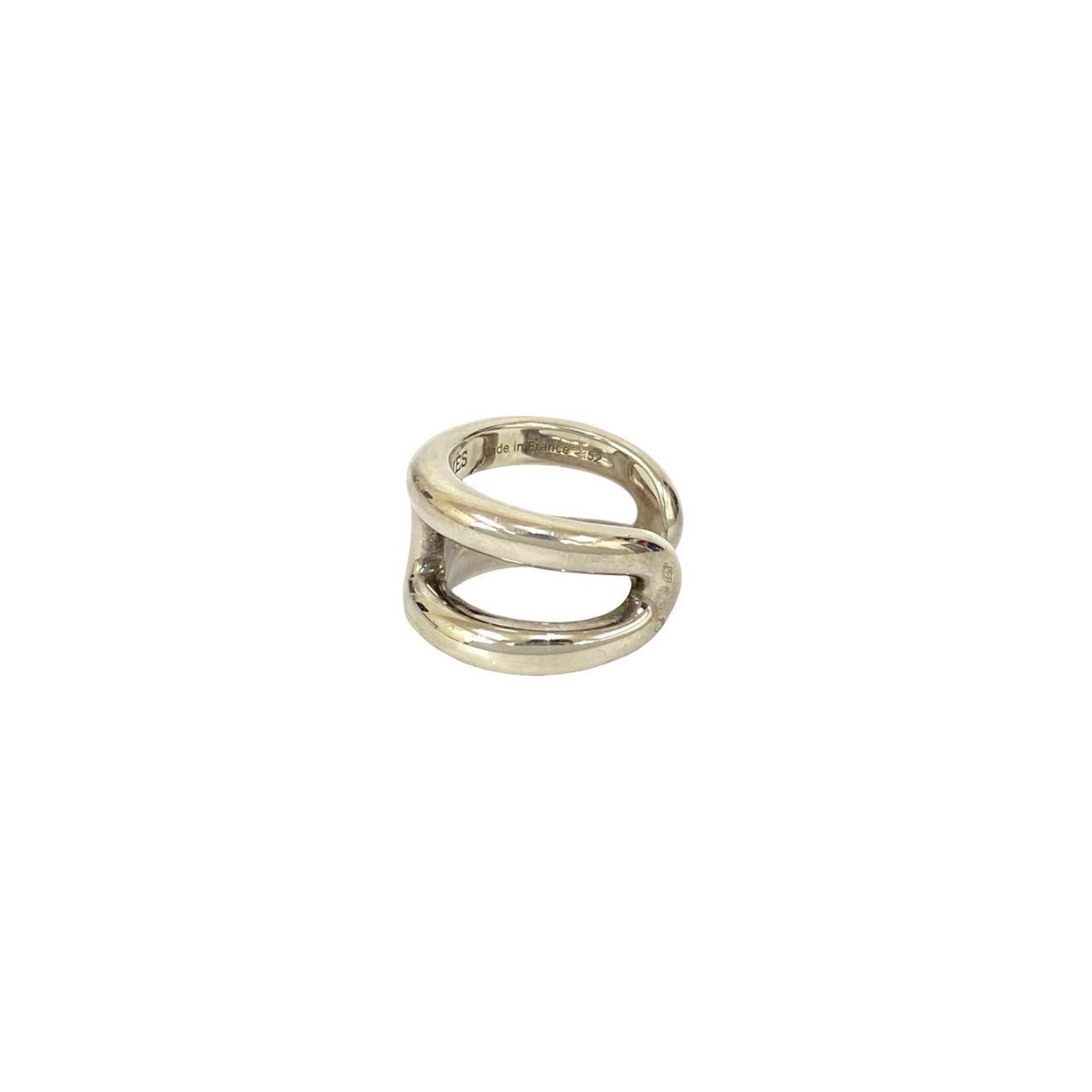 Hermes HERMES Osmos Silver 925 Ring, Size 12, for Men and Women, Silver, 44147 Size ONE SIZE - 4 Thumbnail