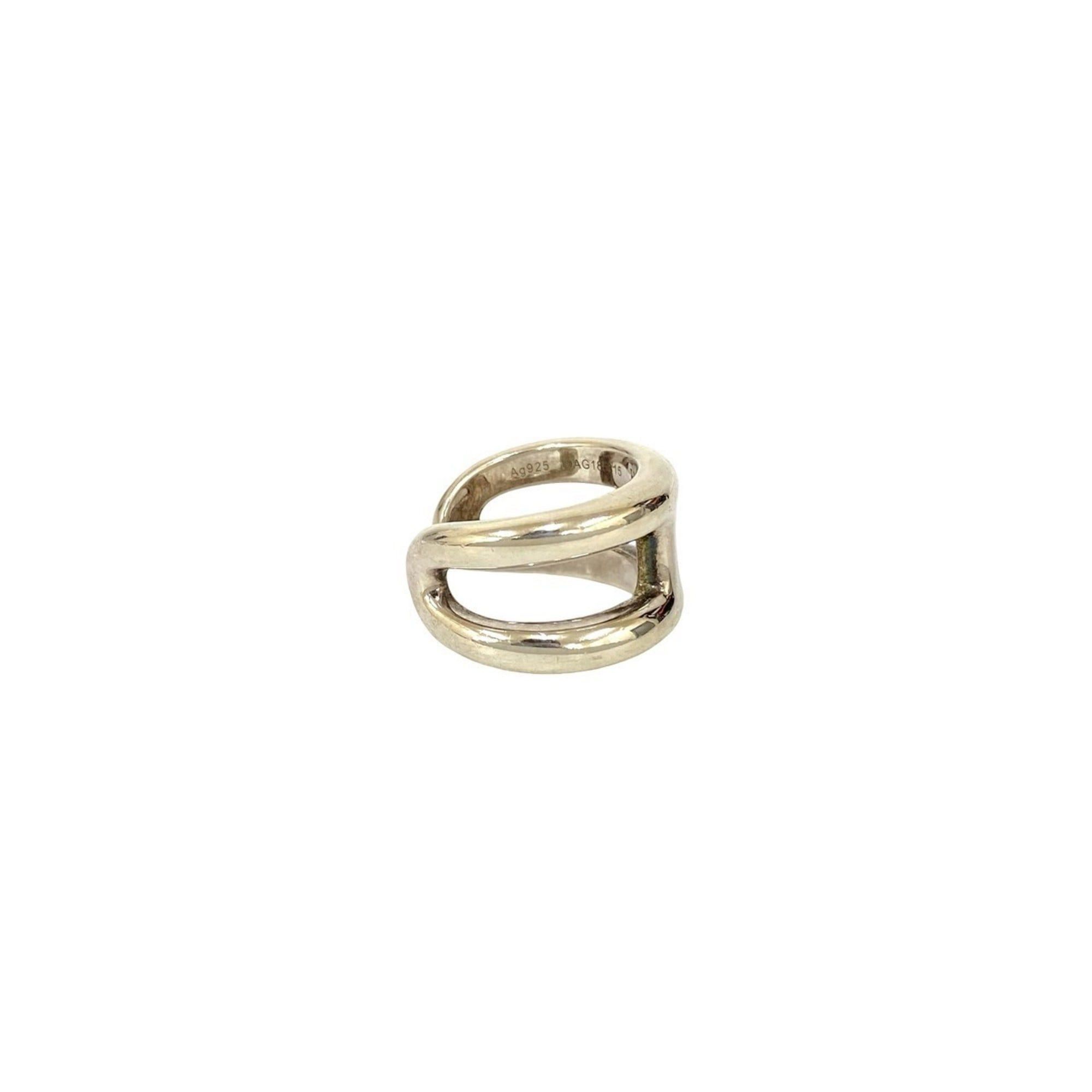 Hermes HERMES Osmos Silver 925 Ring, Size 12, for Men and Women, Silver, 44147 Size ONE SIZE - 3 Thumbnail