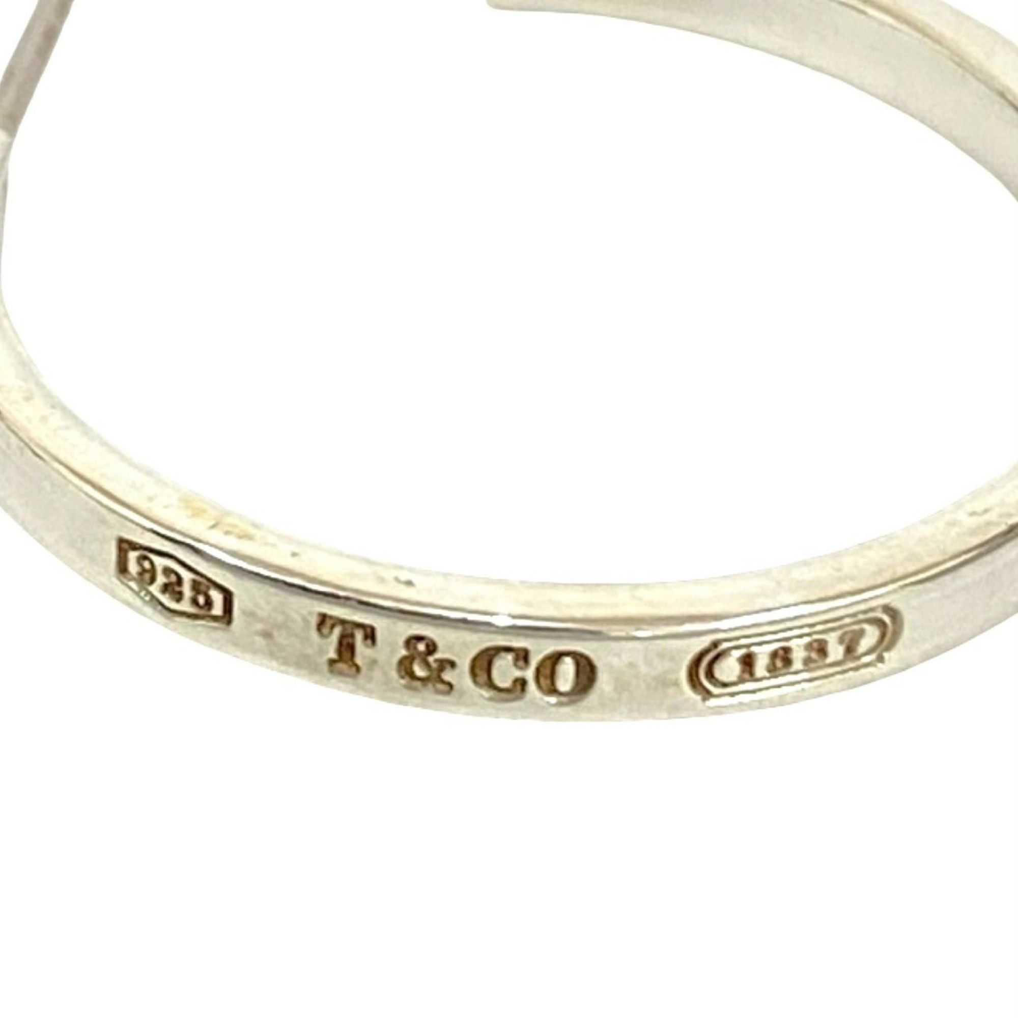 TIFFANY & Co. 1837 Narrow Hoop Earrings in Sterling Silver for Women, 22601