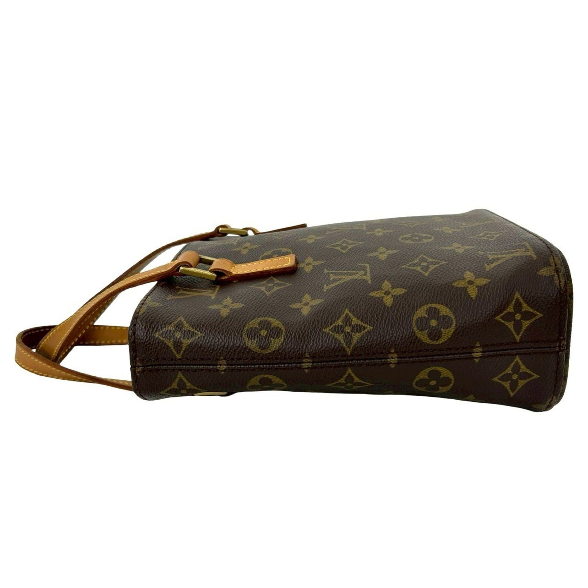 Louis Vuitton LOUIS VUITTON Vintage Vavant Monogram Leather Handbag/Mini Tote Bag, Brown, 190-7 Size ONE SIZE - 5 Thumbnail