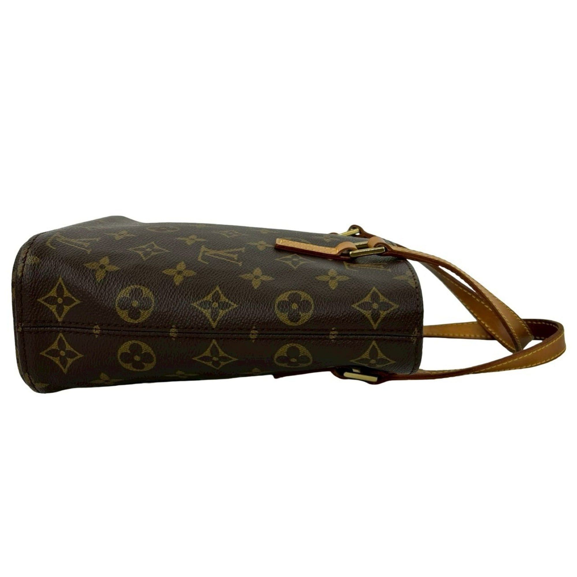 Louis Vuitton LOUIS VUITTON Vintage Vavant Monogram Leather Handbag/Mini Tote Bag, Brown, 190-7 Size ONE SIZE - 6 Thumbnail