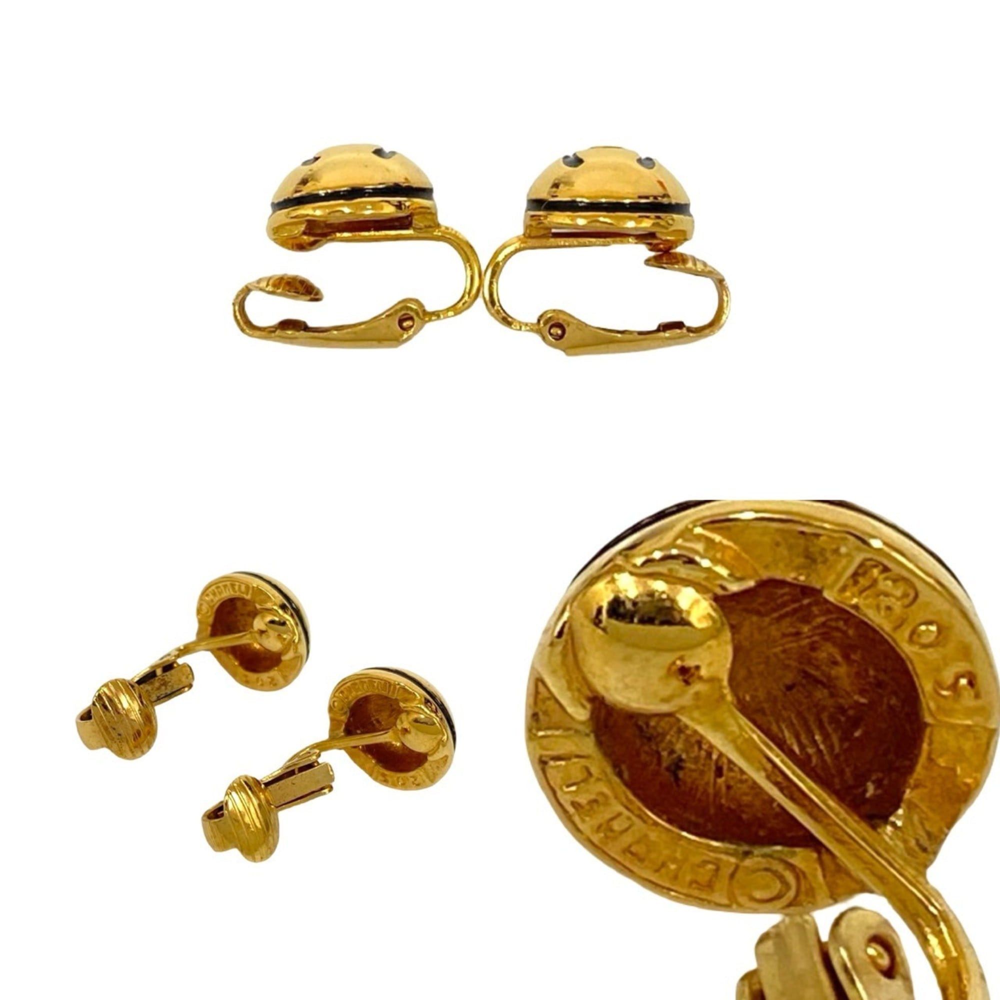 Chanel CHANEL Coco Mark GP Earrings and Ear Cuffs for Women, Gold, 90668 Size ONE SIZE - 3 Thumbnail