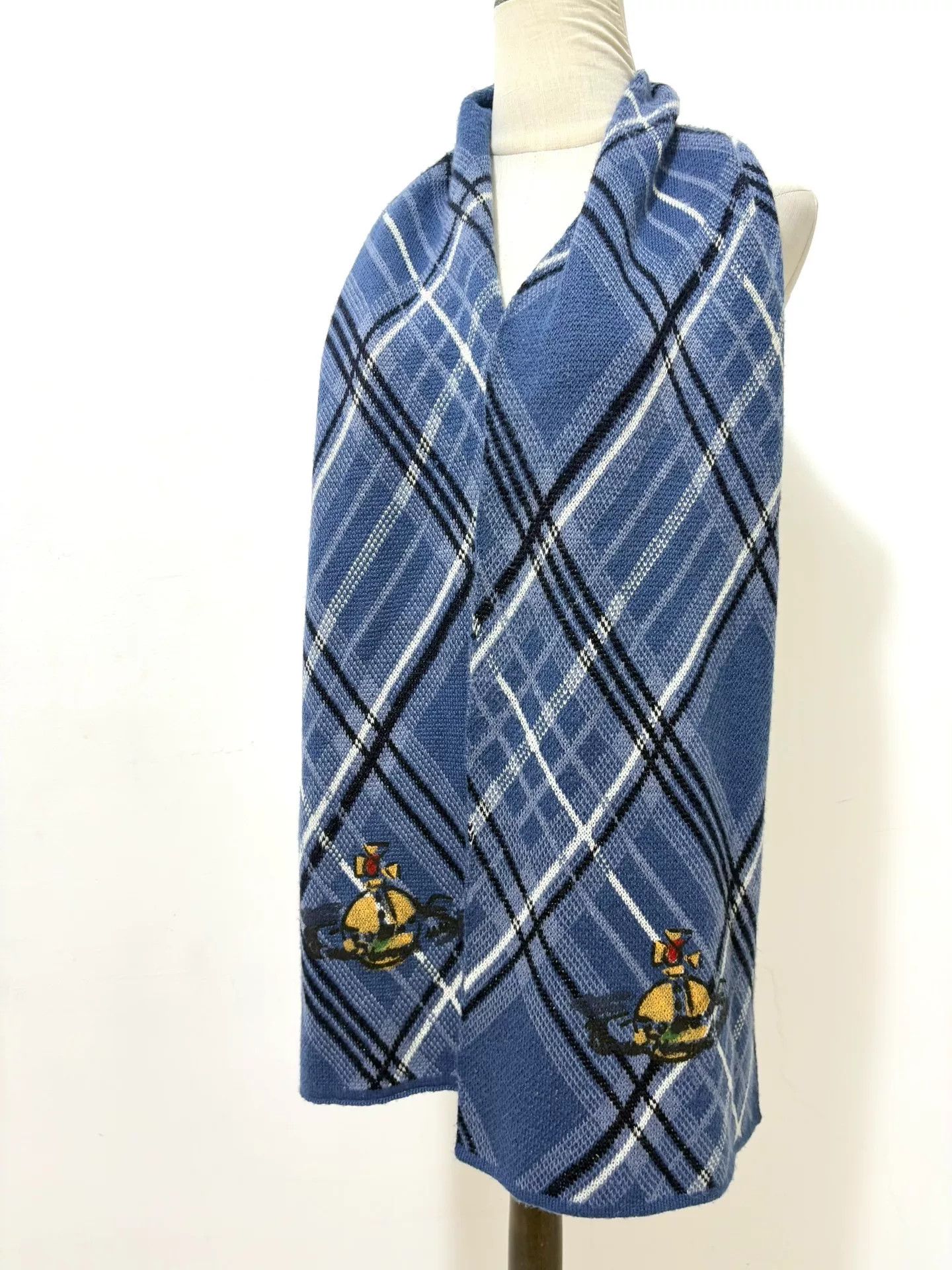 Vivienne Westwood vivienne westwood blue striped saturn scarf Size ONE SIZE - 4 Thumbnail