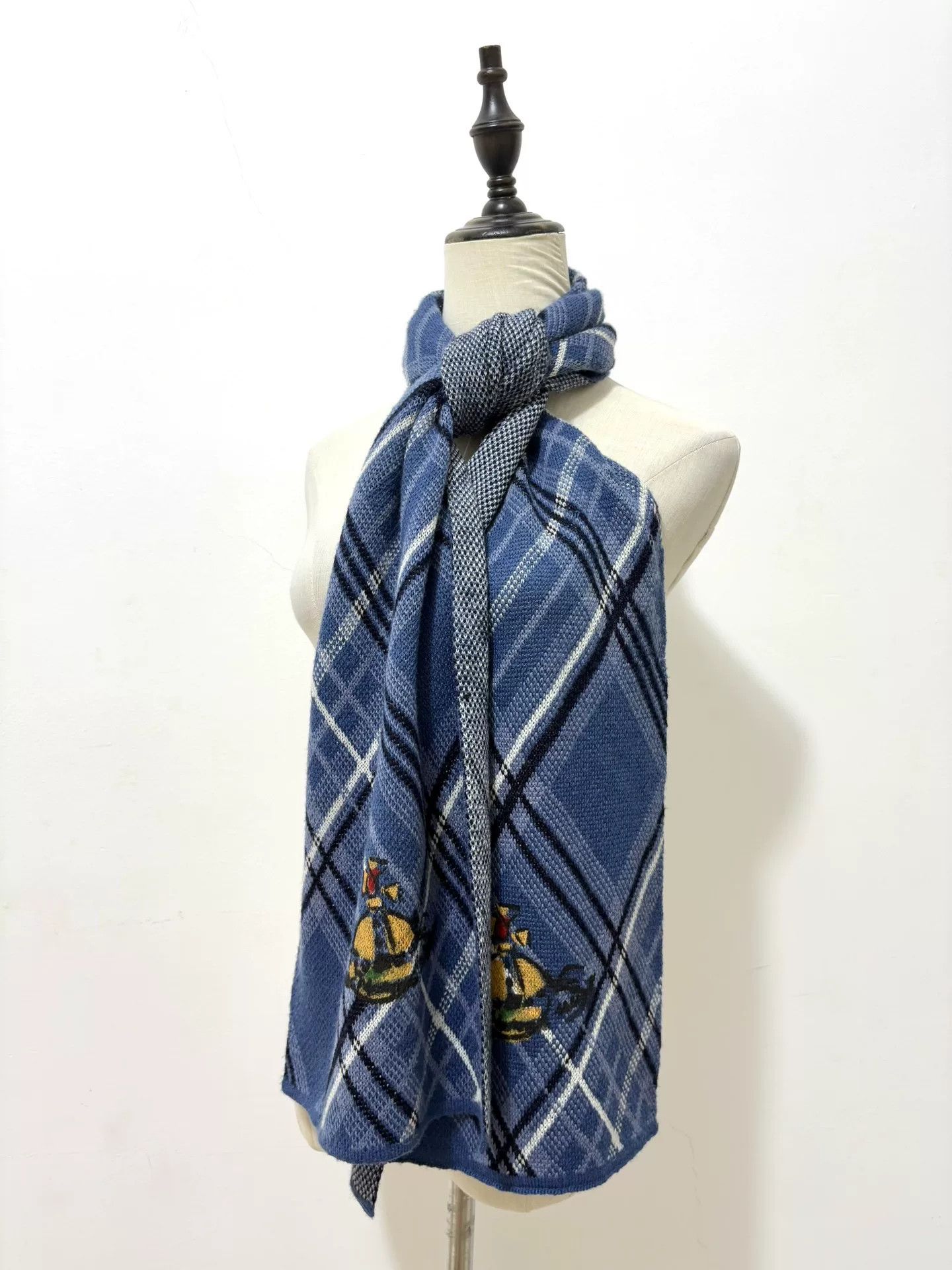 Vivienne Westwood vivienne westwood blue striped saturn scarf Size ONE SIZE - 2 Thumbnail