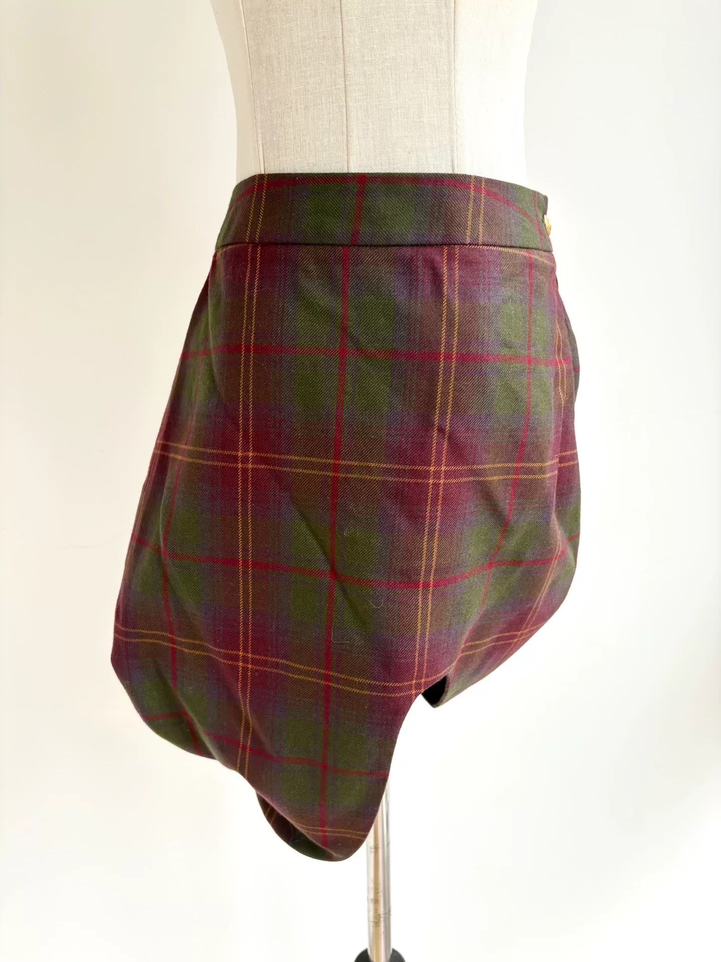 Vivienne Westwood vivienne westwood vintage irregular plaid skirt Size 38" / US 16 / IT 52 - 2 Thumbnail