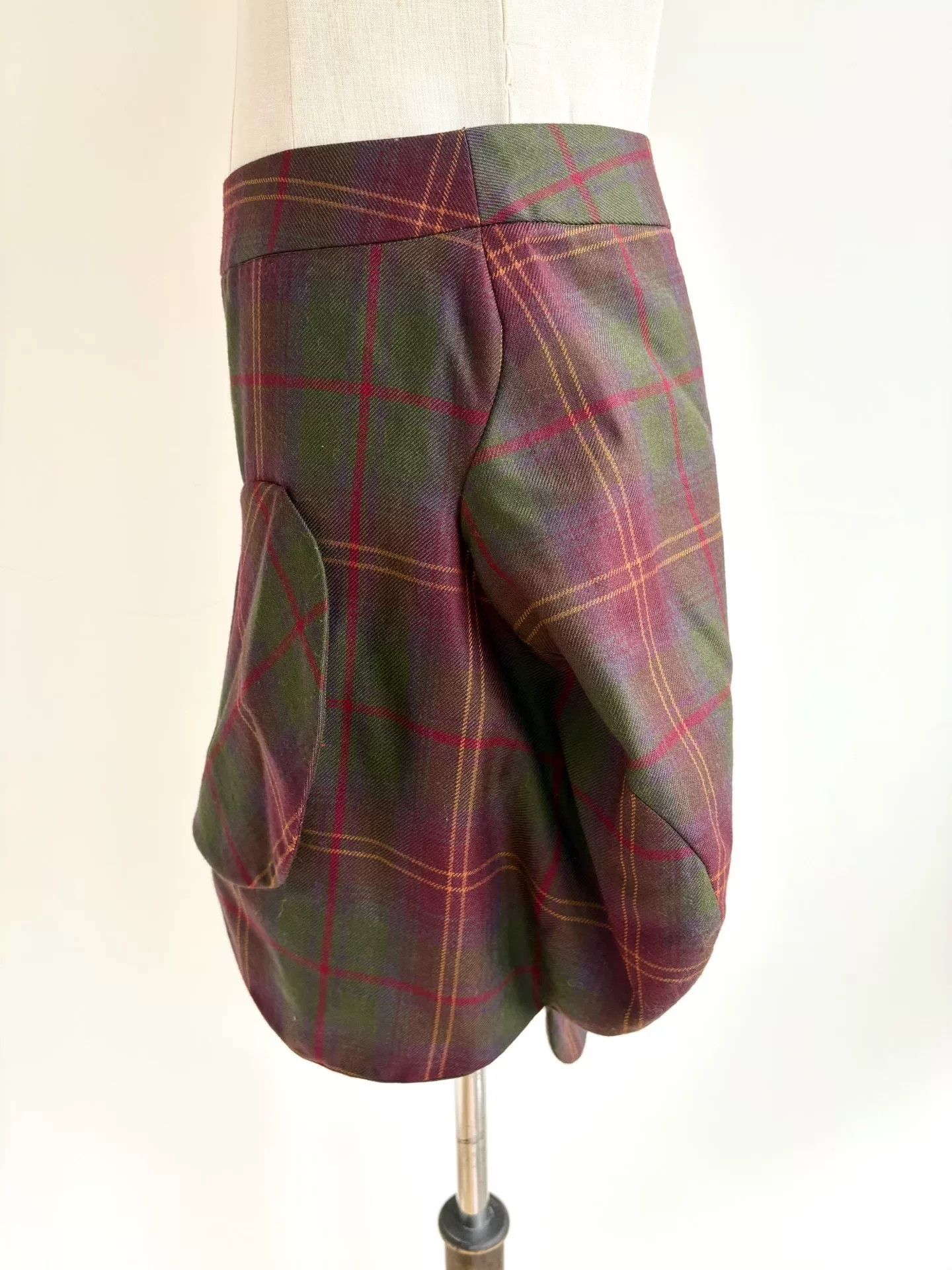 Vivienne Westwood vivienne westwood vintage irregular plaid skirt Size 38" / US 16 / IT 52 - 4 Thumbnail