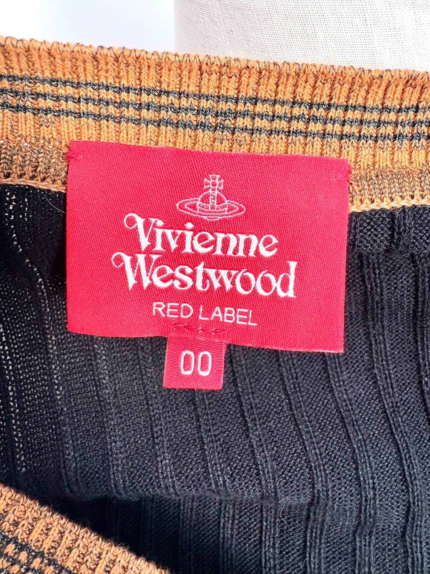 Vivienne Westwood vivienne westwood black orange striped cardigan Size ONE SIZE - 7 Thumbnail
