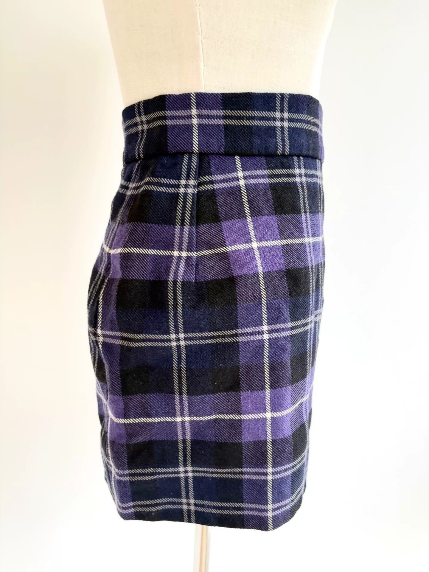 Vivienne Westwood vivienne westwood purple plaid mini skirt Size 28" / US 6 / IT 42 - 4 Thumbnail
