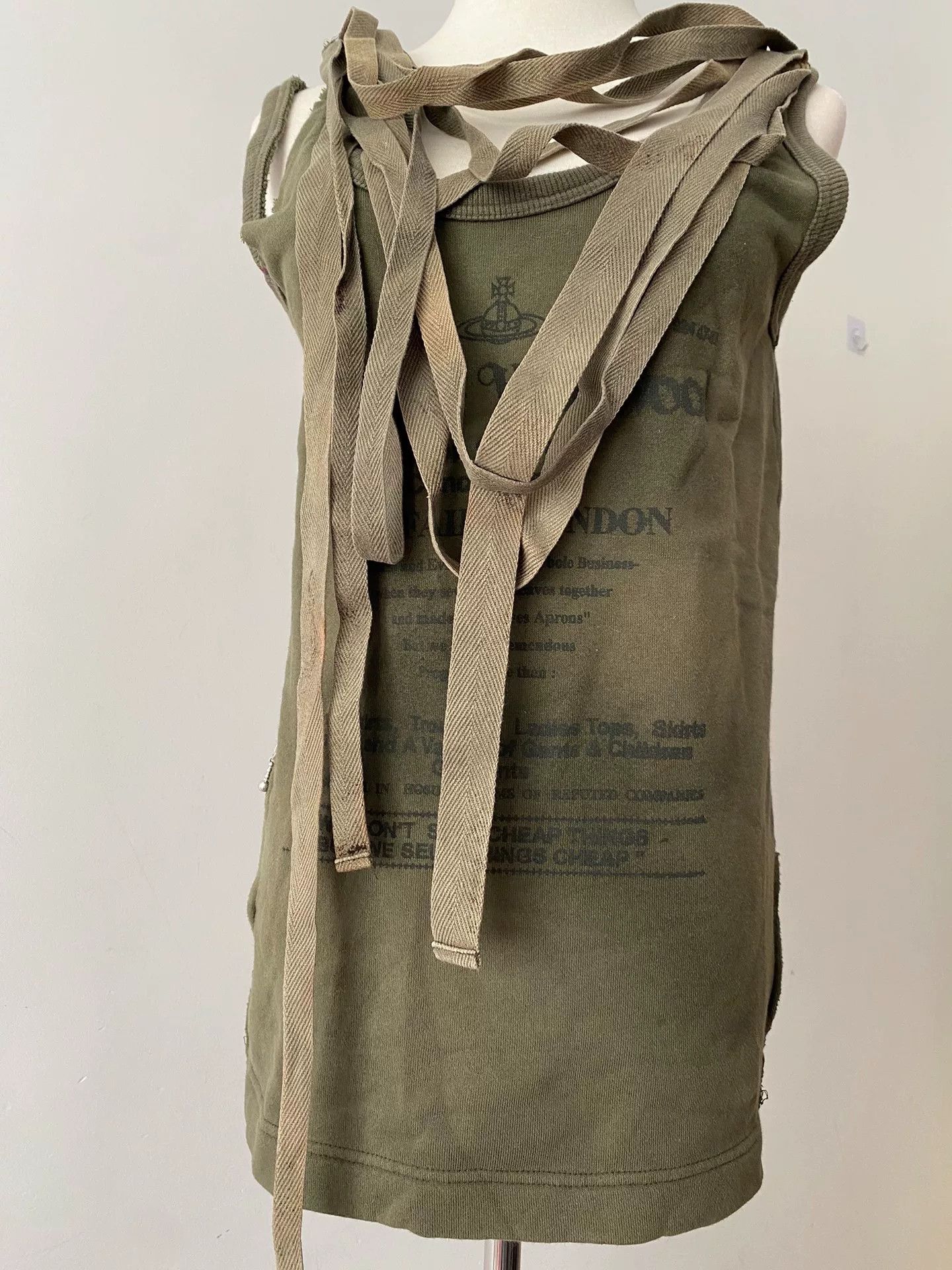 Vivienne Westwood vivienne westwood vintage distressed tank top Size M / US 6-8 / IT 42-44 - 2 Thumbnail