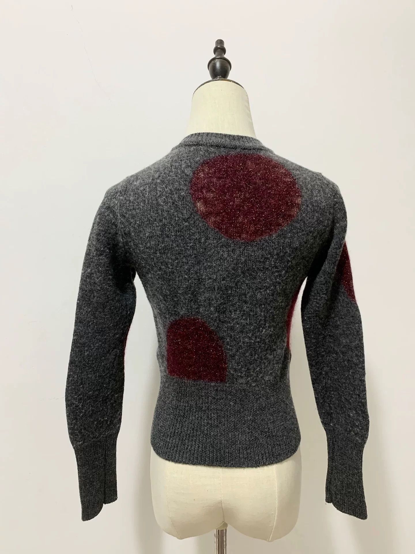 Vivienne Westwood vivienne westwood gray red polka dot cardigan Size M / US 6-8 / IT 42-44 - 3 Thumbnail