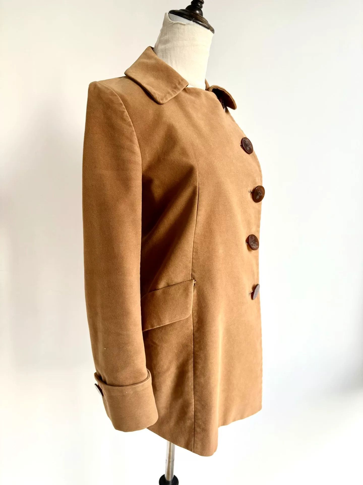 Vivienne Westwood vivienne westwood brown asymmetric button coat Size S / US 4 / IT 40 - 3 Thumbnail