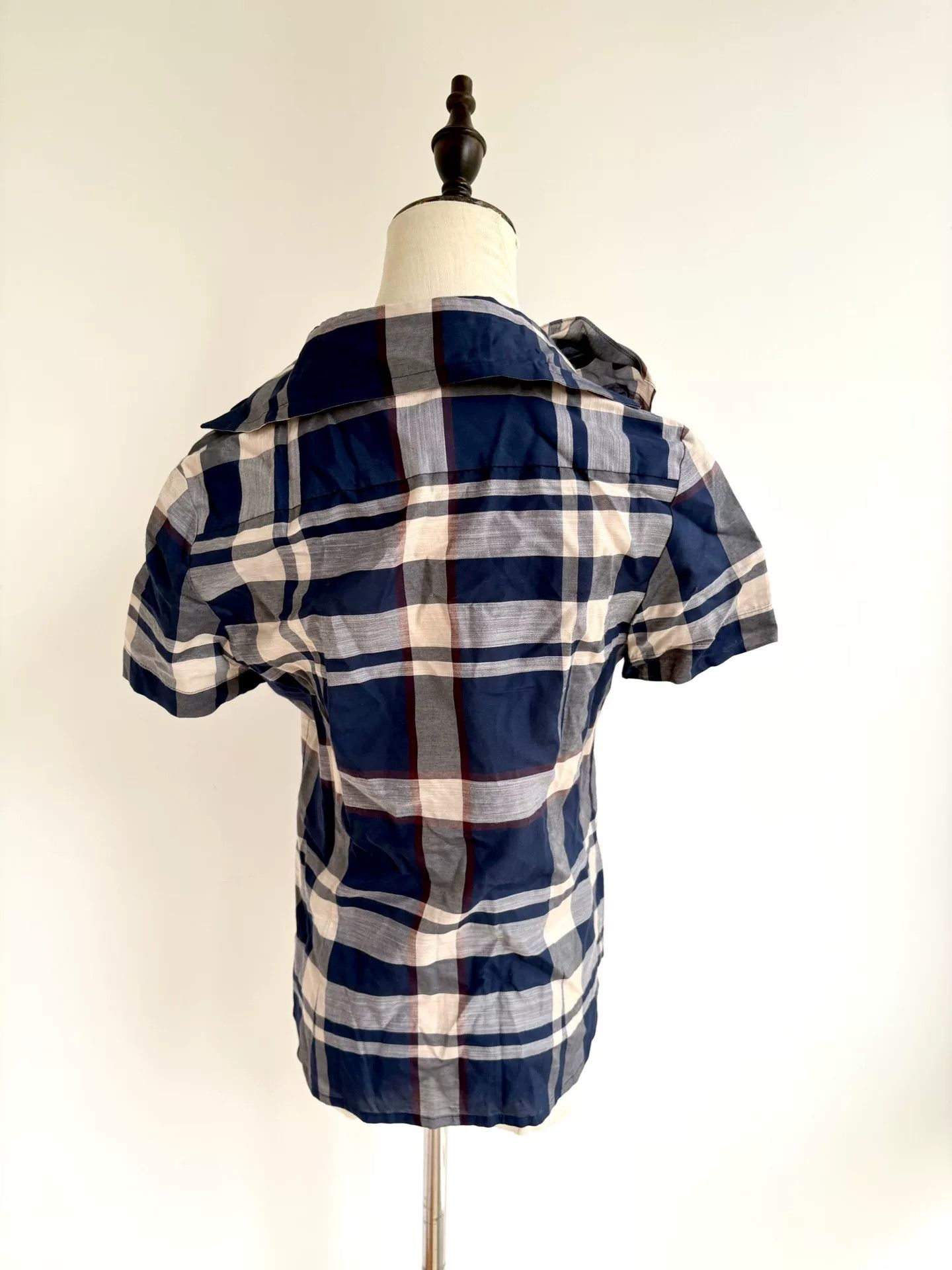 Vivienne Westwood vivienne westwood blue plaid frill shirt Size M / US 6-8 / IT 42-44 - 7 Thumbnail