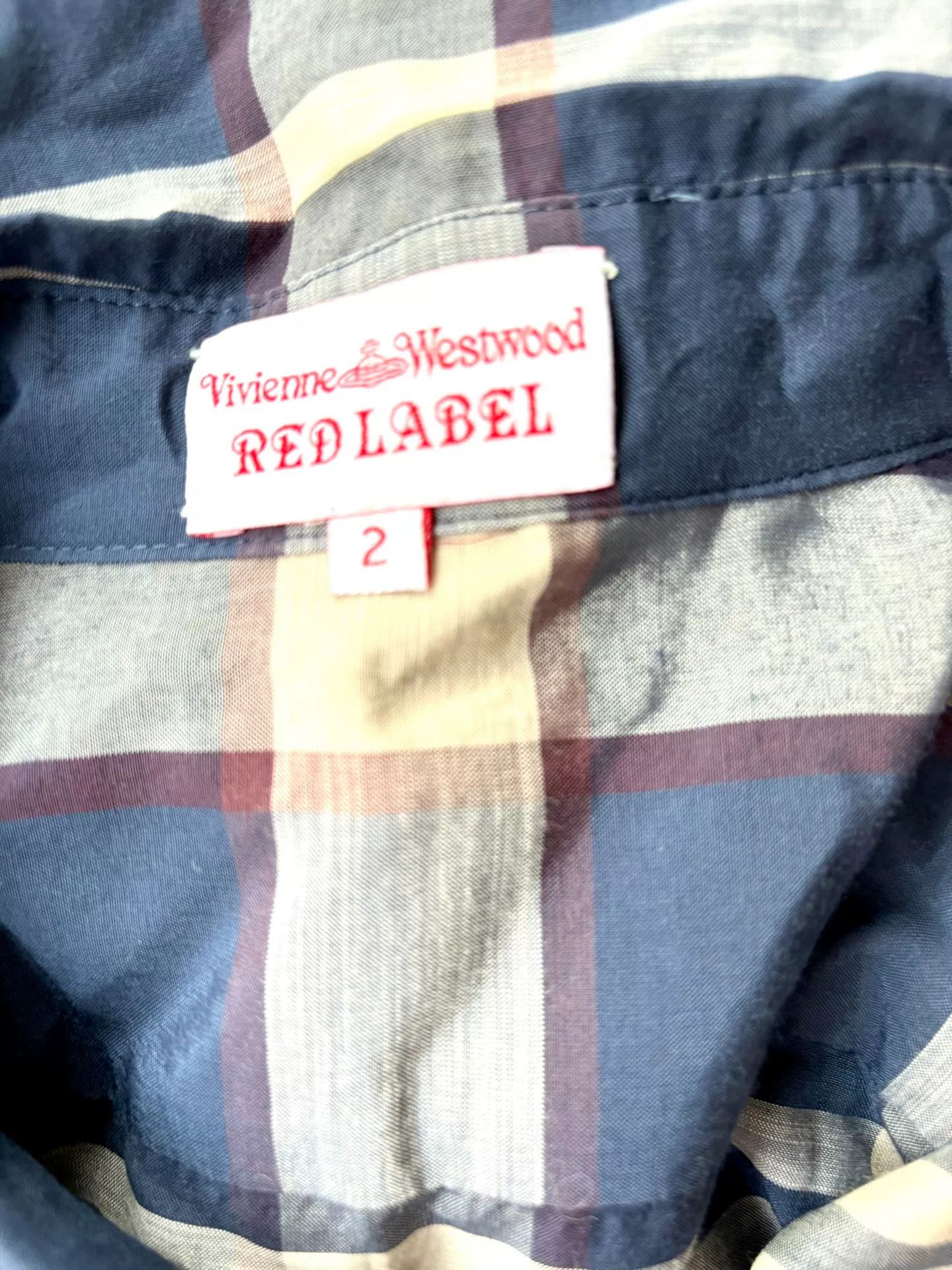 Vivienne Westwood vivienne westwood blue plaid frill shirt Size M / US 6-8 / IT 42-44 - 8 Thumbnail