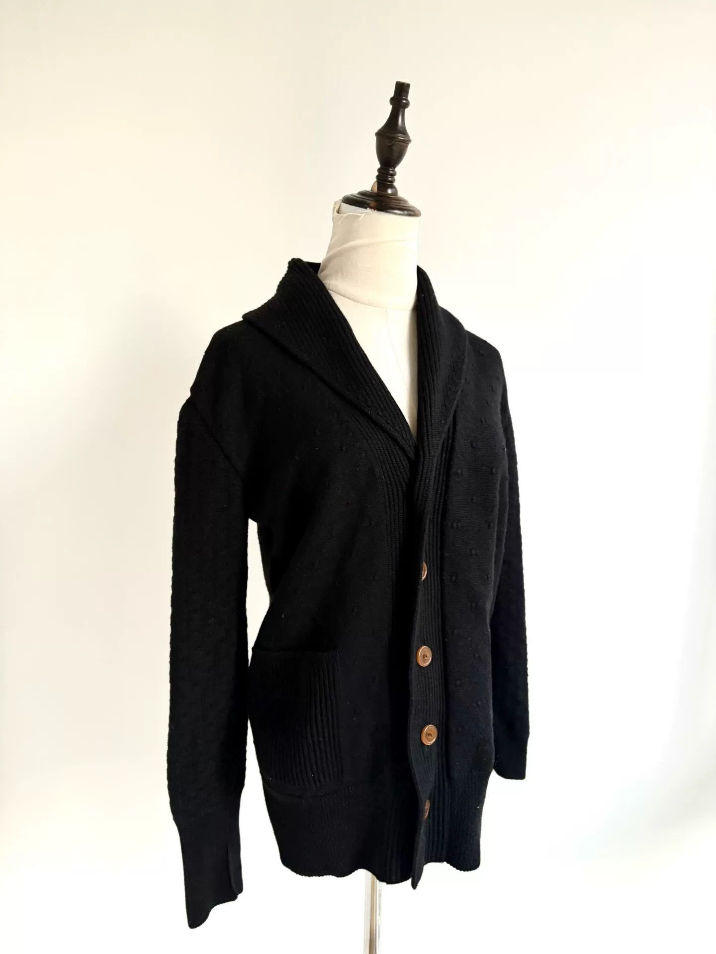 Vivienne Westwood vivienne westwood black wool cardigan sweater Size L / US 10 / IT 46 - 3 Thumbnail