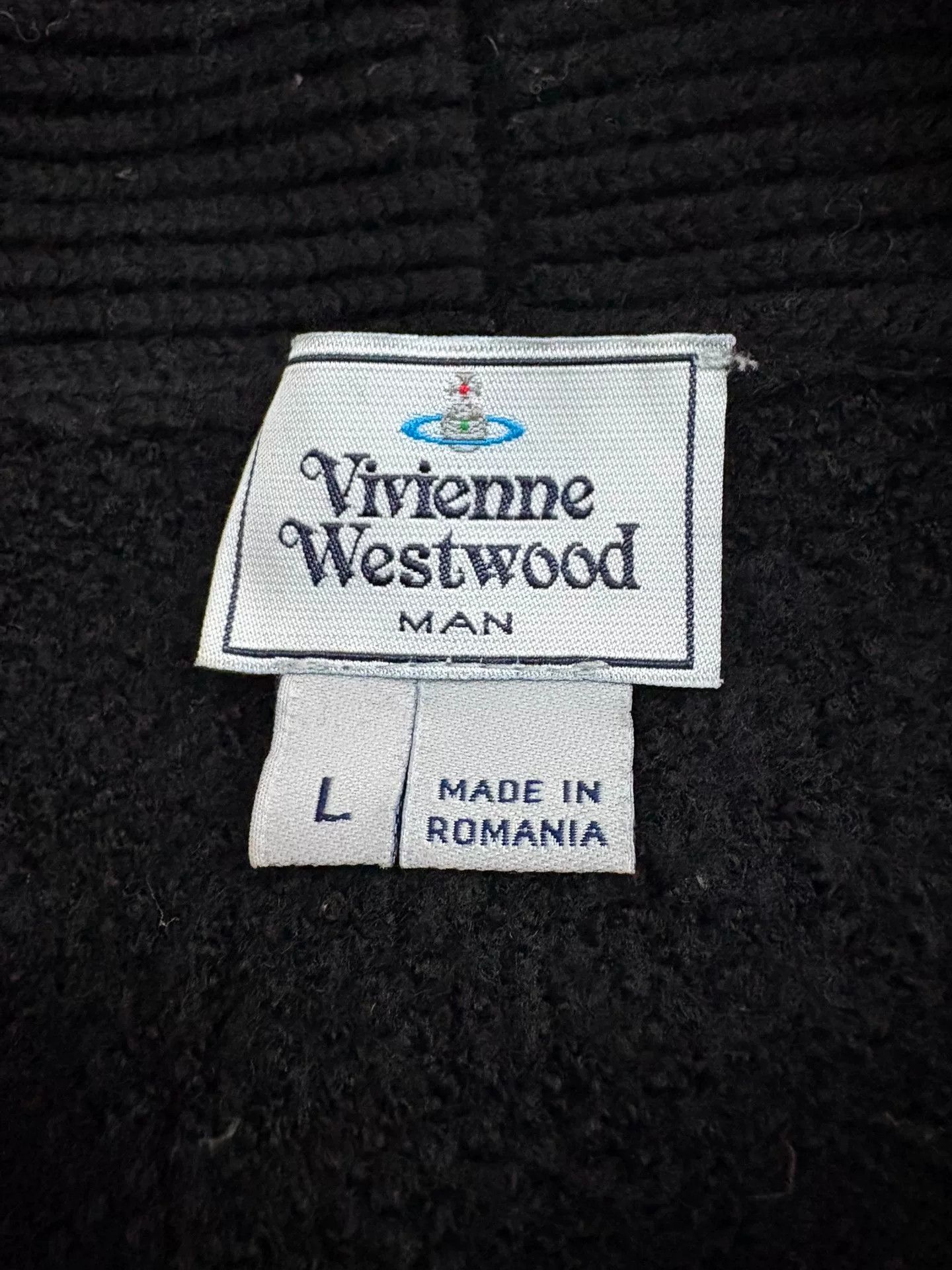 Vivienne Westwood vivienne westwood black wool cardigan sweater Size L / US 10 / IT 46 - 8 Thumbnail