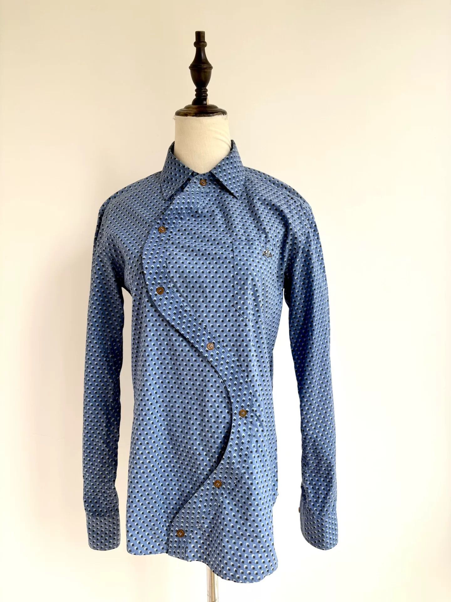 Vivienne Westwood vivienne westwood blue polka dot shirt Size L / US 10 / IT 46 - 3 Thumbnail