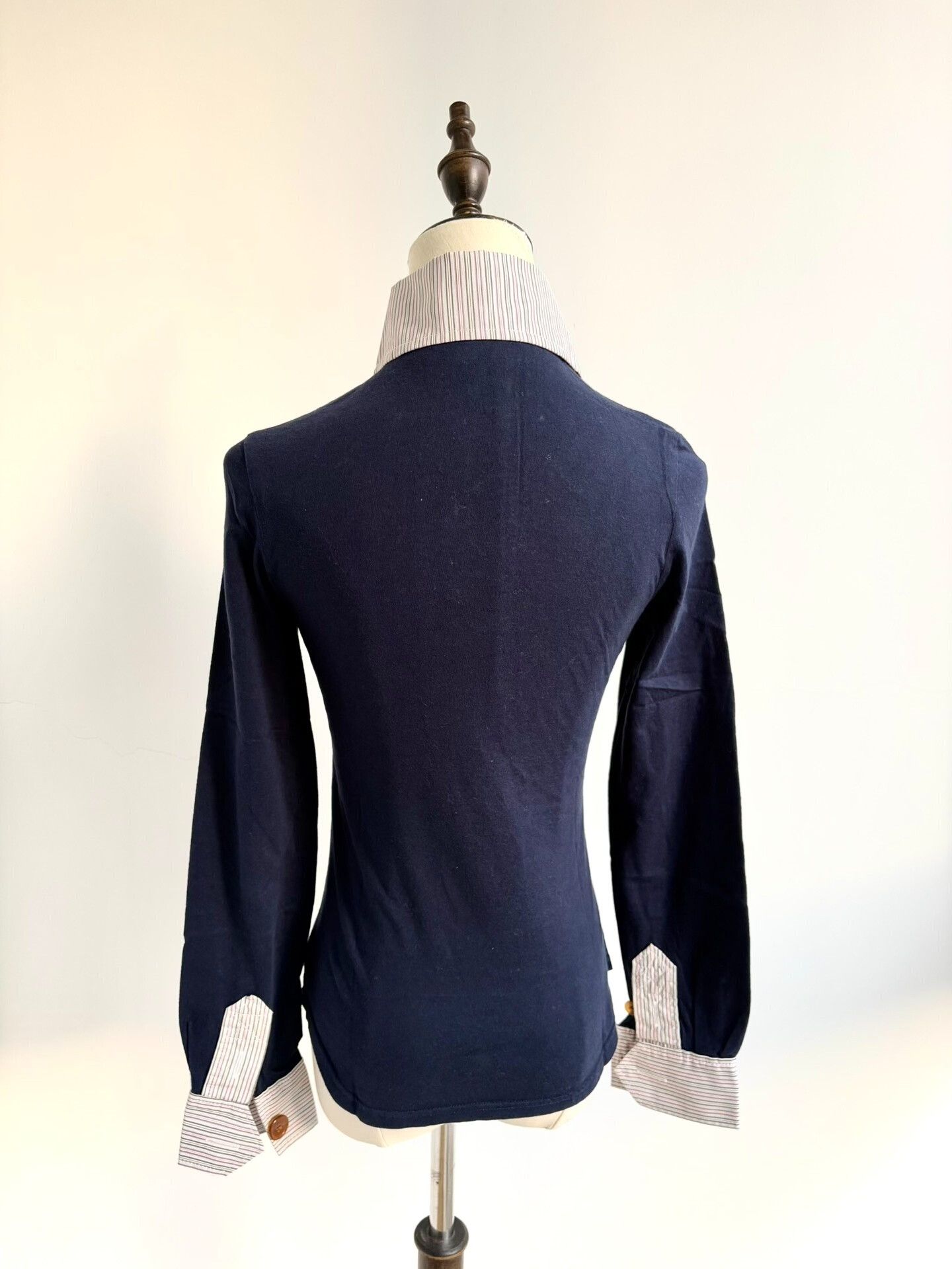 Vivienne Westwood vivienne westwood navy patterned button-up shirt Size M / US 6-8 / IT 42-44 - 4 Thumbnail