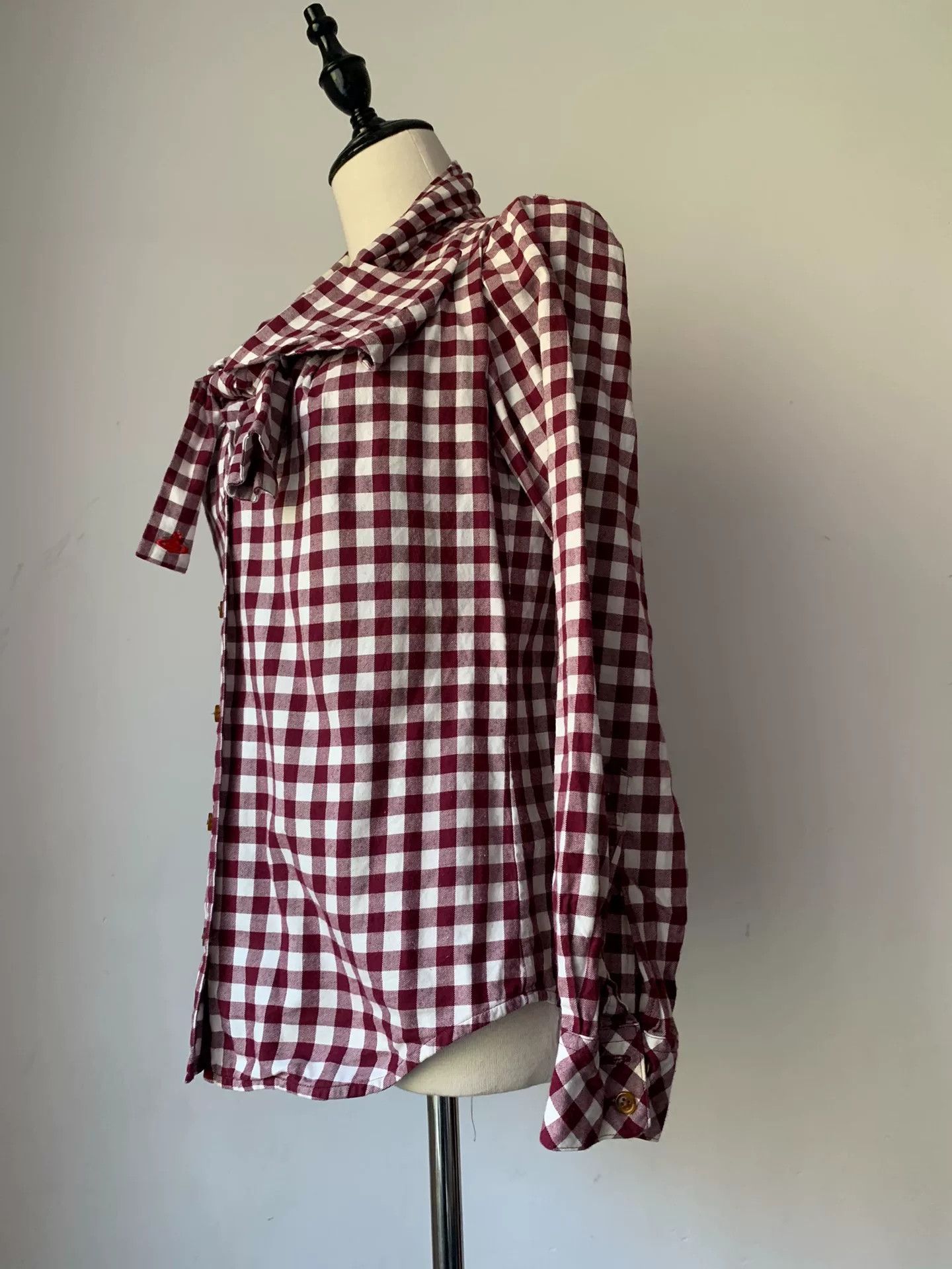 Vivienne Westwood vivienne westwood red check bow blouse Size M / US 6-8 / IT 42-44 - 2 Thumbnail