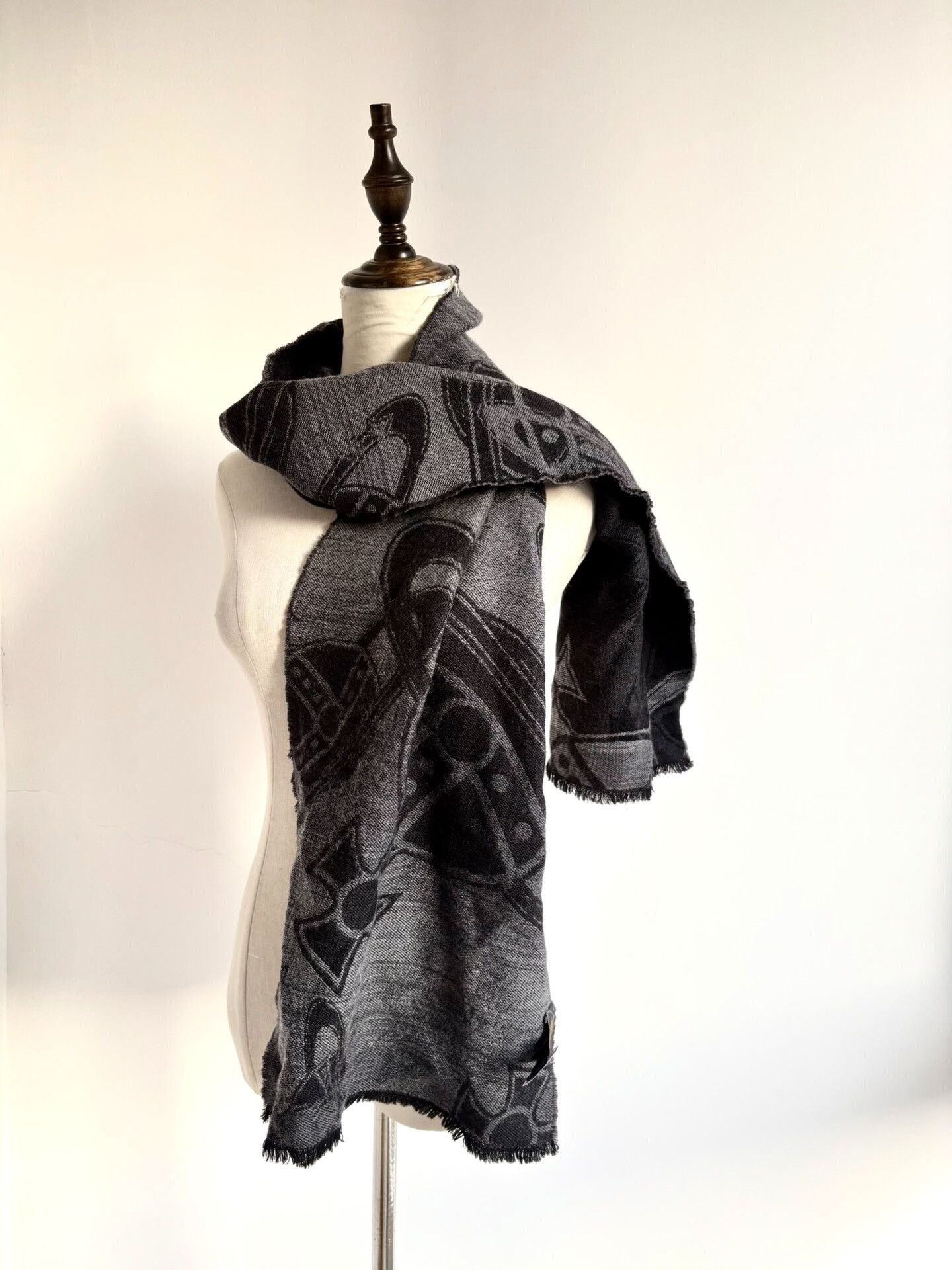 Vivienne Westwood vivienne westwood double-sided black scarf Size ONE SIZE - 2 Thumbnail