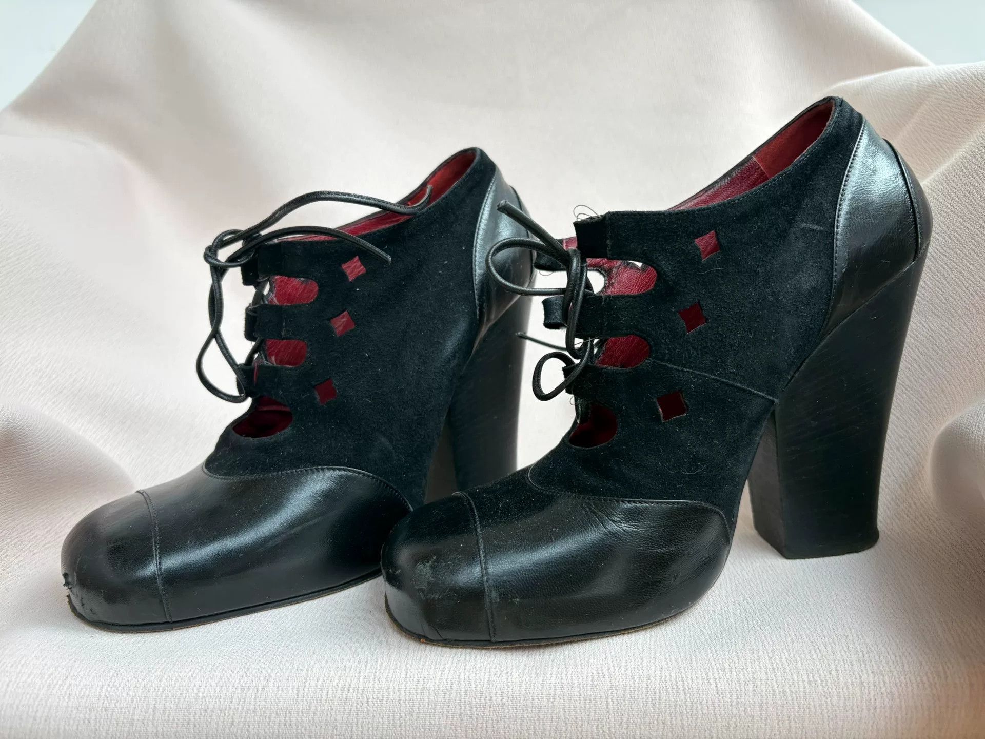 Vivienne Westwood vivienne westwood black lace-up heels size 36 Size US 6 / IT 36 - 7 Thumbnail