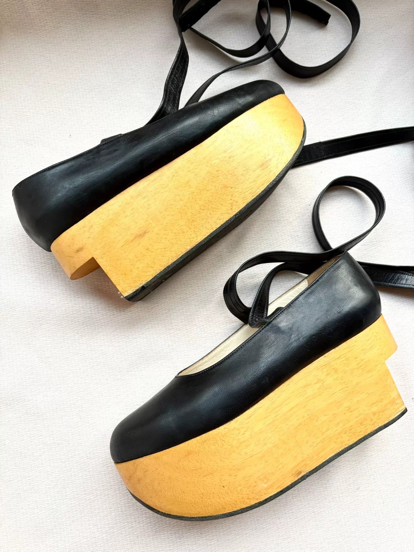 Vivienne Westwood vivienne westwood black platform shoes with straps Size US 5 / IT 35 - 4 Thumbnail