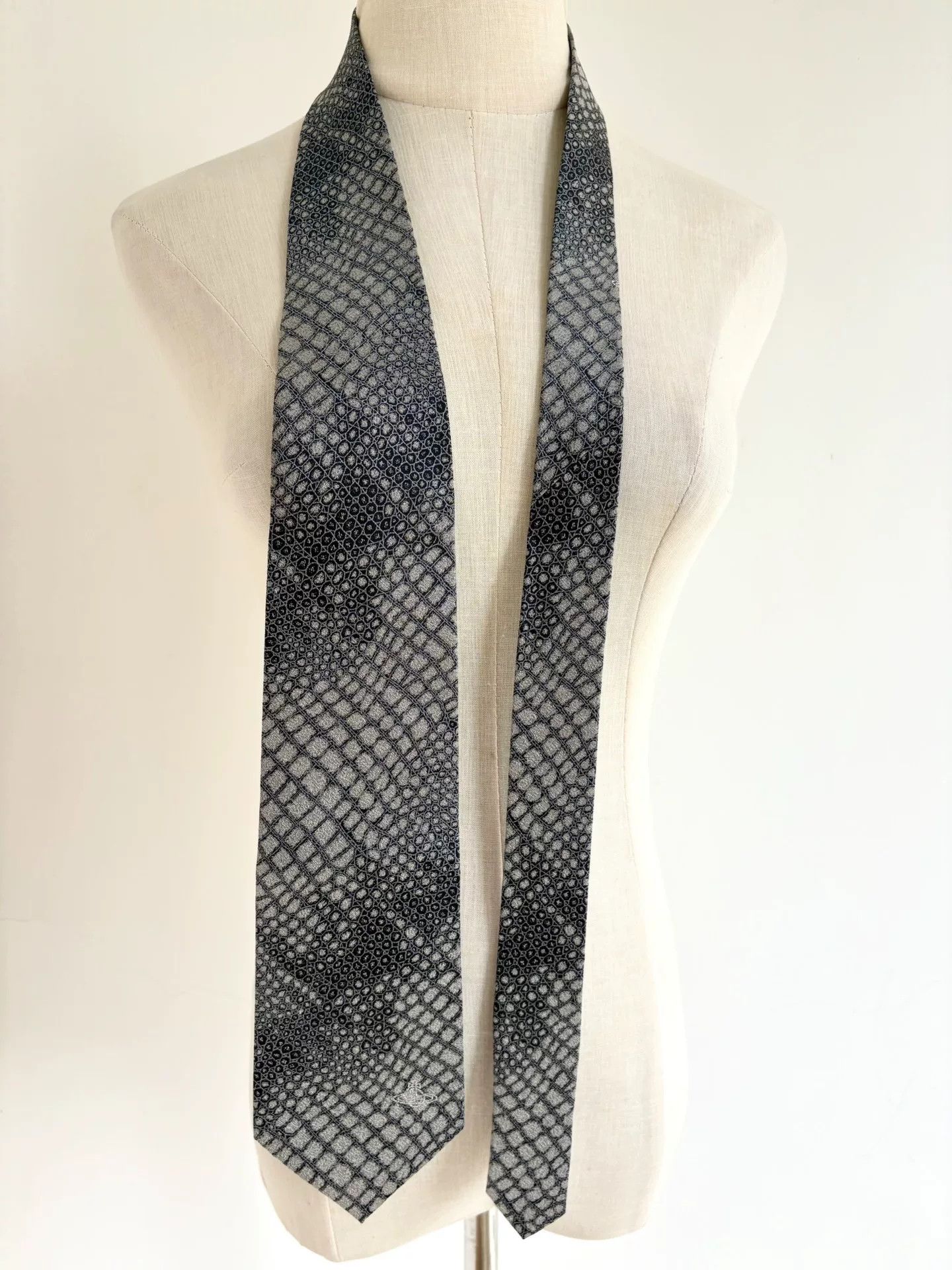 Vivienne Westwood vivienne westwood gray-blue gradient tie Size ONE SIZE - 3 Thumbnail