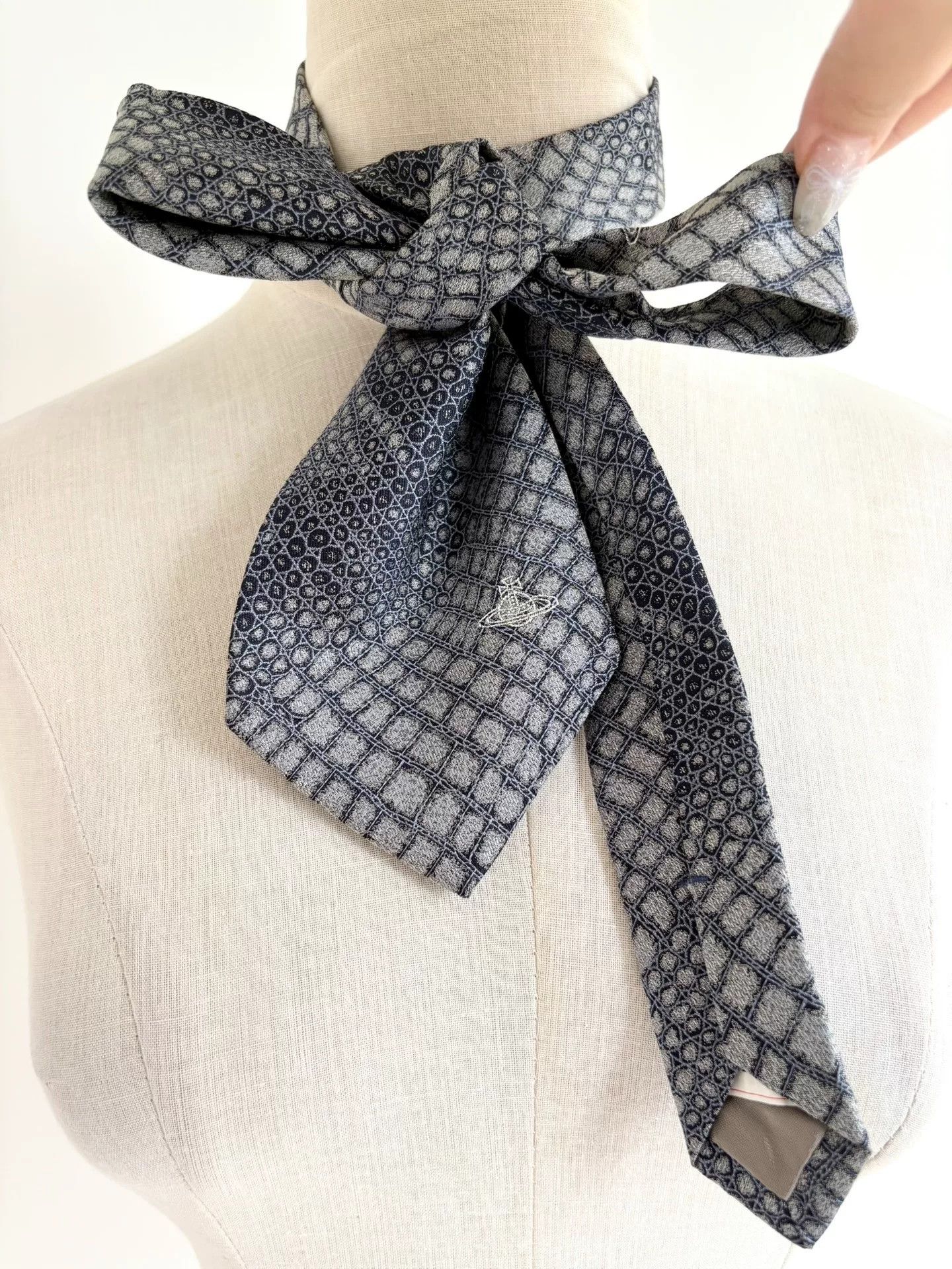 Vivienne Westwood vivienne westwood gray-blue gradient tie Size ONE SIZE - 2 Thumbnail