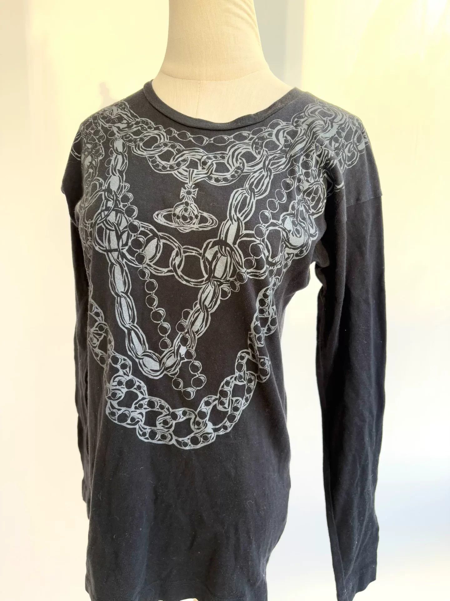 Vivienne Westwood vivienne westwood chain print long sleeve top Size M / US 6-8 / IT 42-44 - 2 Thumbnail