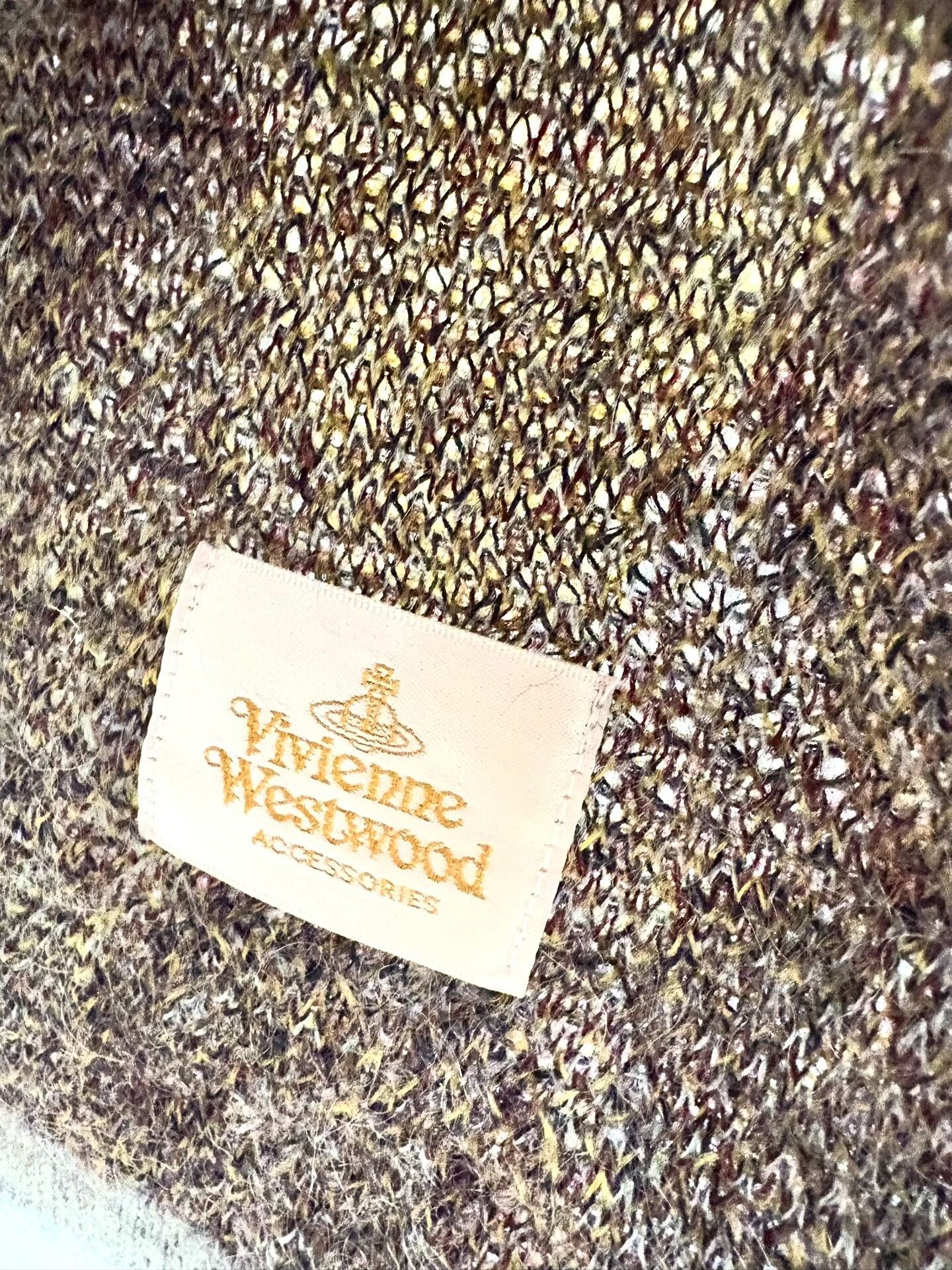 Vivienne Westwood vivienne westwood yellow brown checkered scarf Size ONE SIZE - 4 Thumbnail