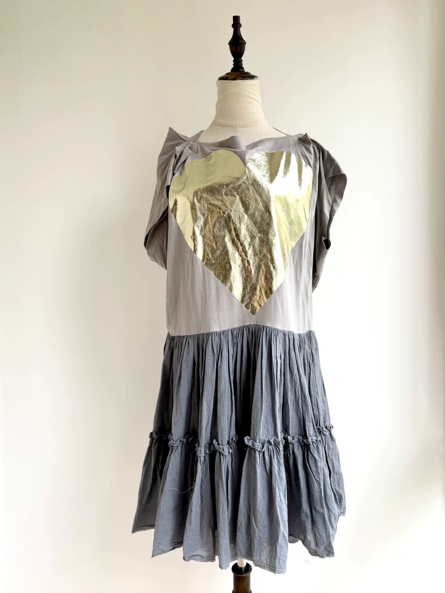 Vivienne Westwood vivienne westwood gray blue heart dress Size ONE SIZE - 3 Thumbnail