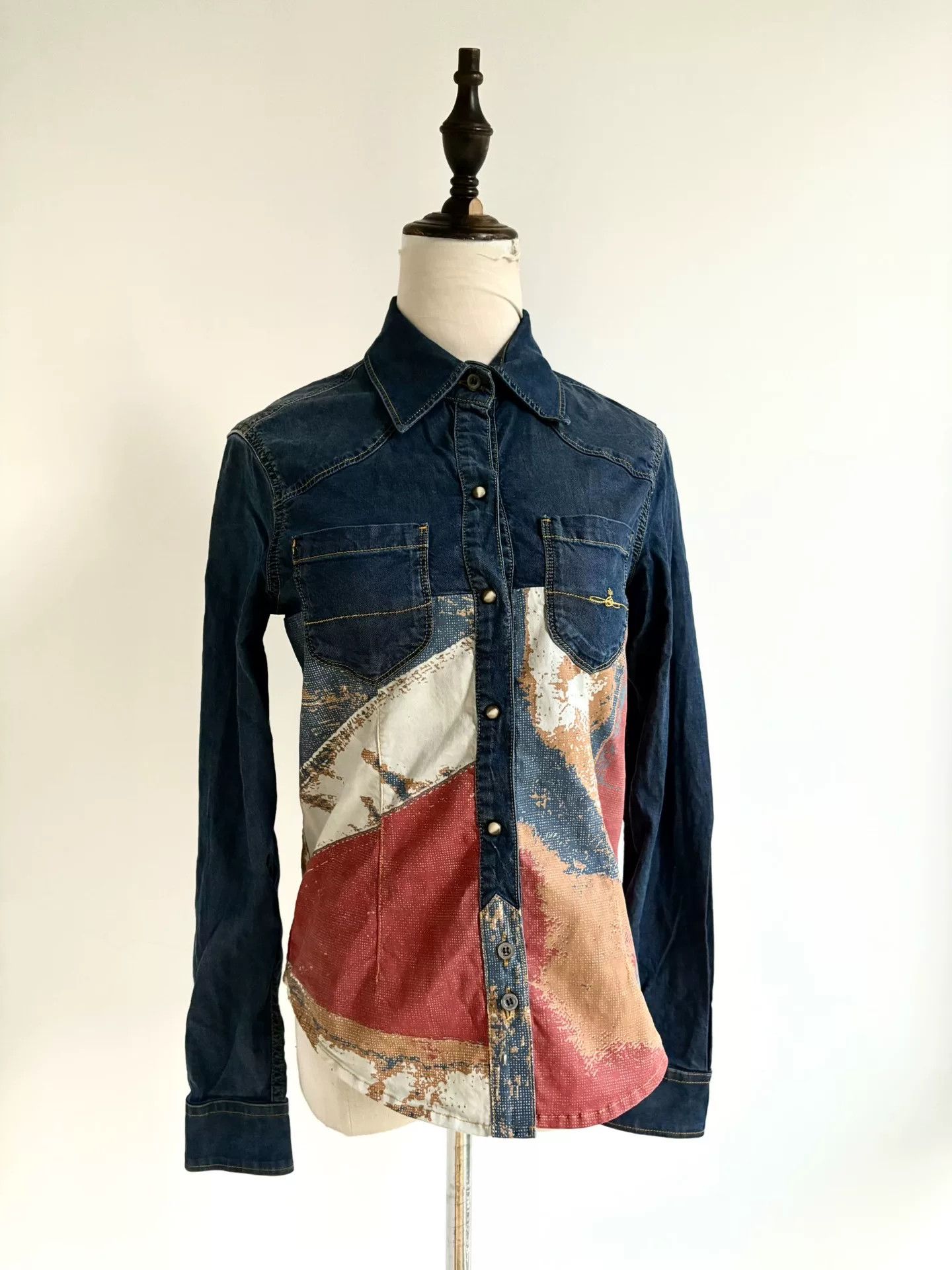 Vivienne Westwood vivienne westwood patchwork denim jacket Size S / US 4 / IT 40 - 2 Thumbnail