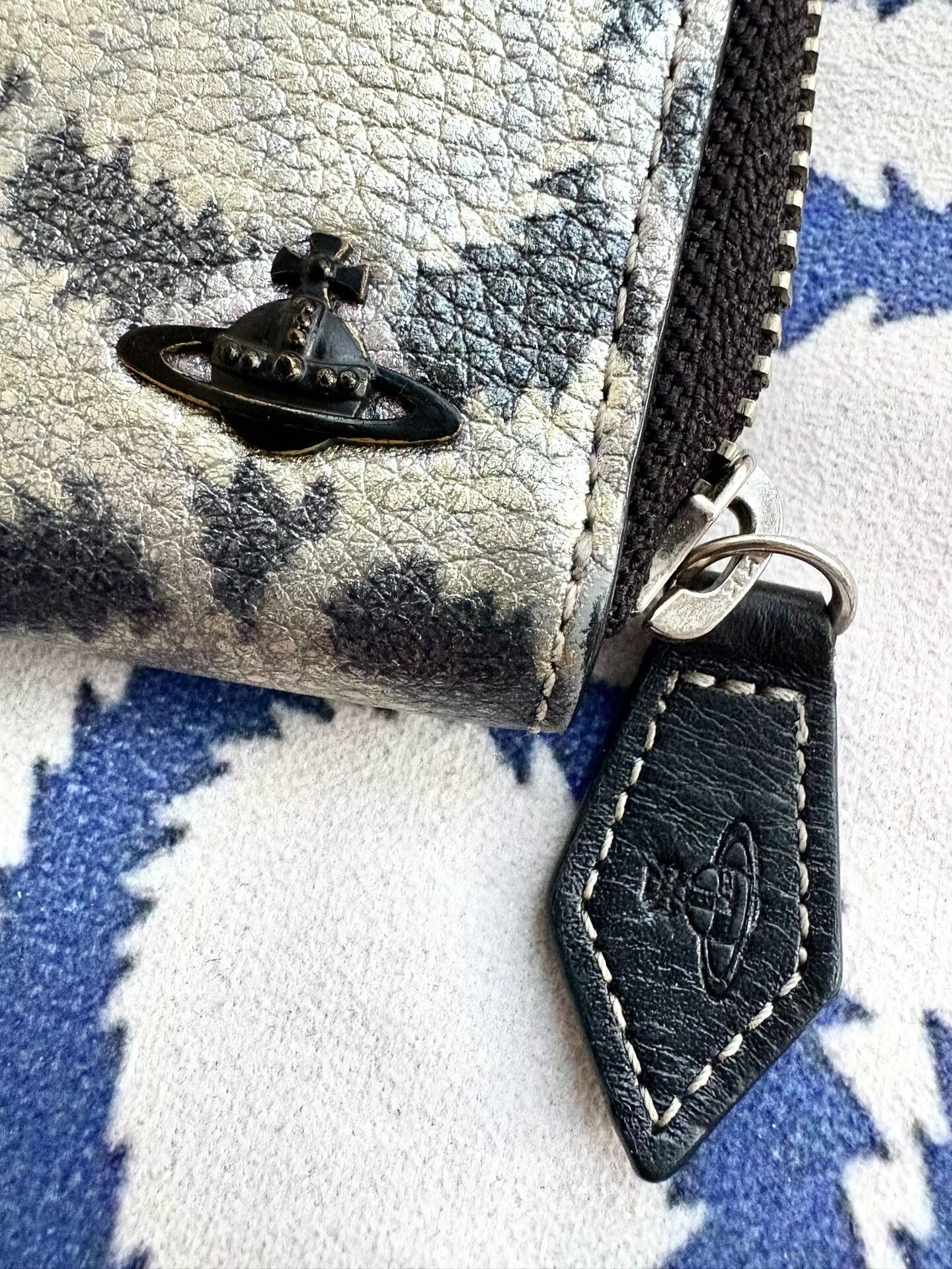 Vivienne Westwood vivienne westwood black silver pirate wallet Size ONE SIZE - 3 Thumbnail