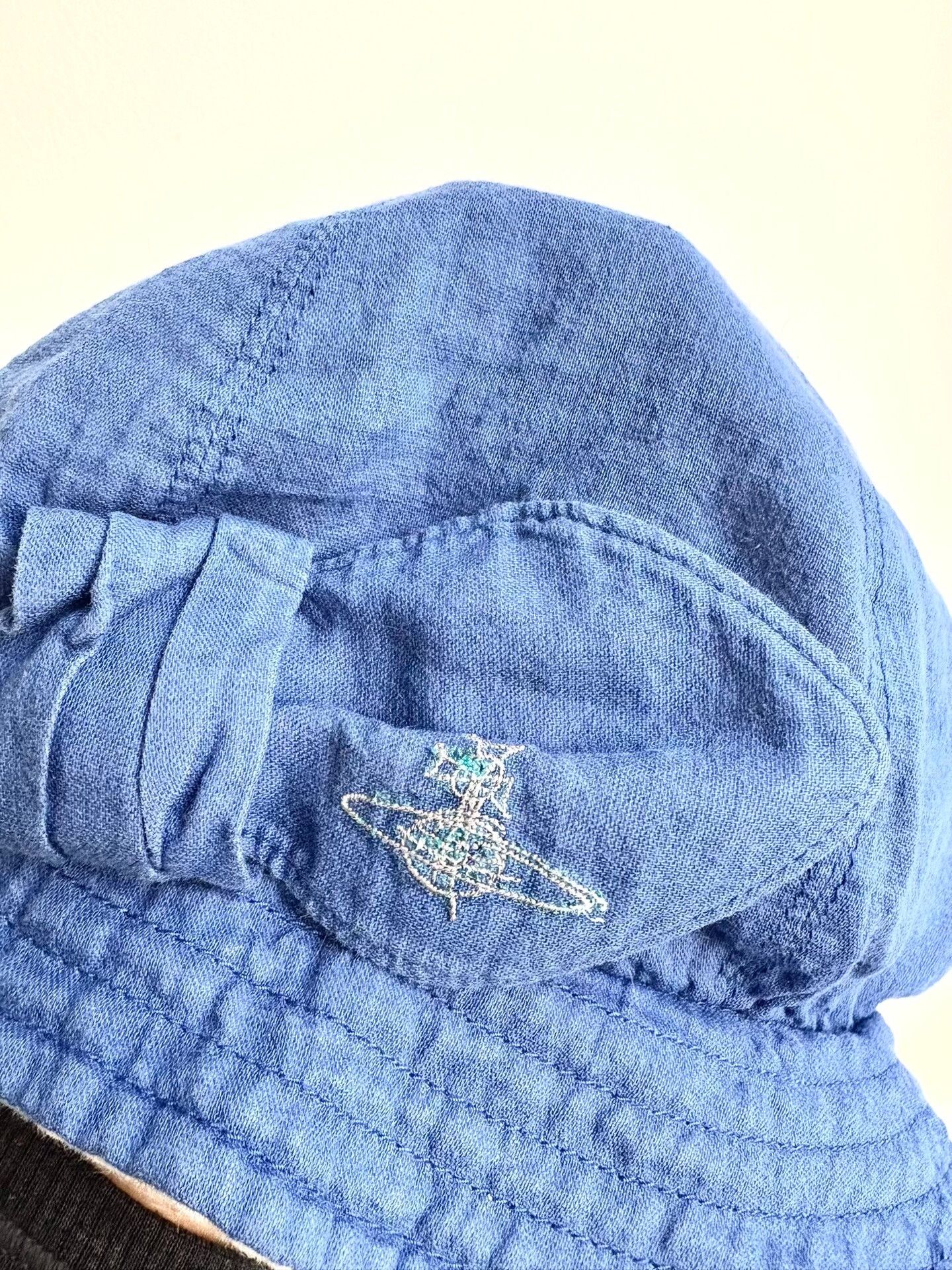 Vivienne Westwood vivienne westwood blue embroidered bucket hat Size ONE SIZE - 3 Thumbnail