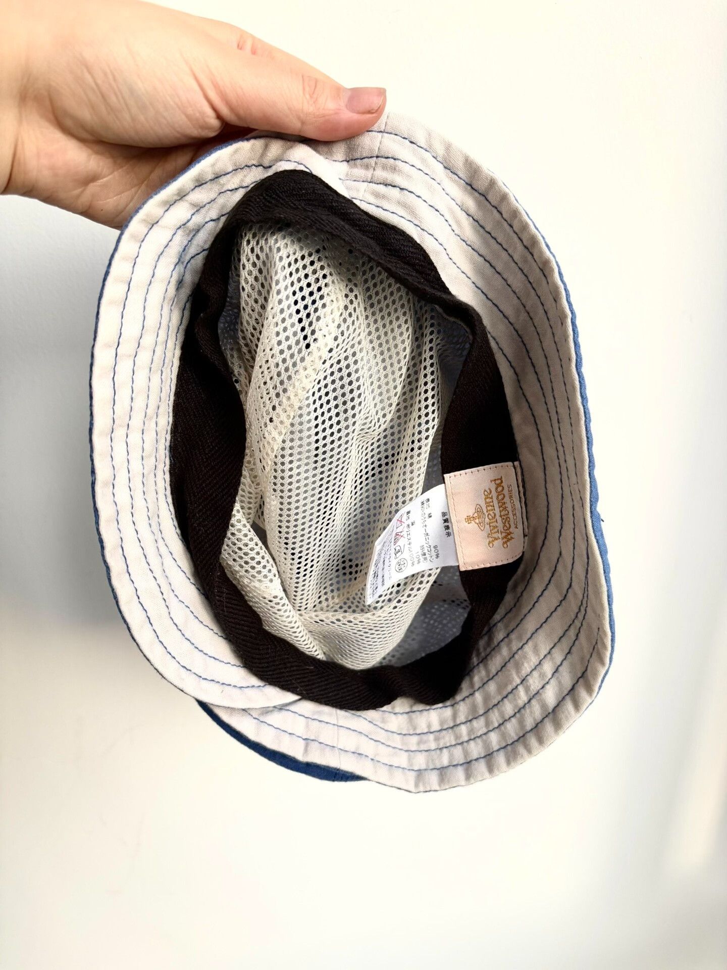 Vivienne Westwood vivienne westwood blue embroidered bucket hat Size ONE SIZE - 5 Thumbnail