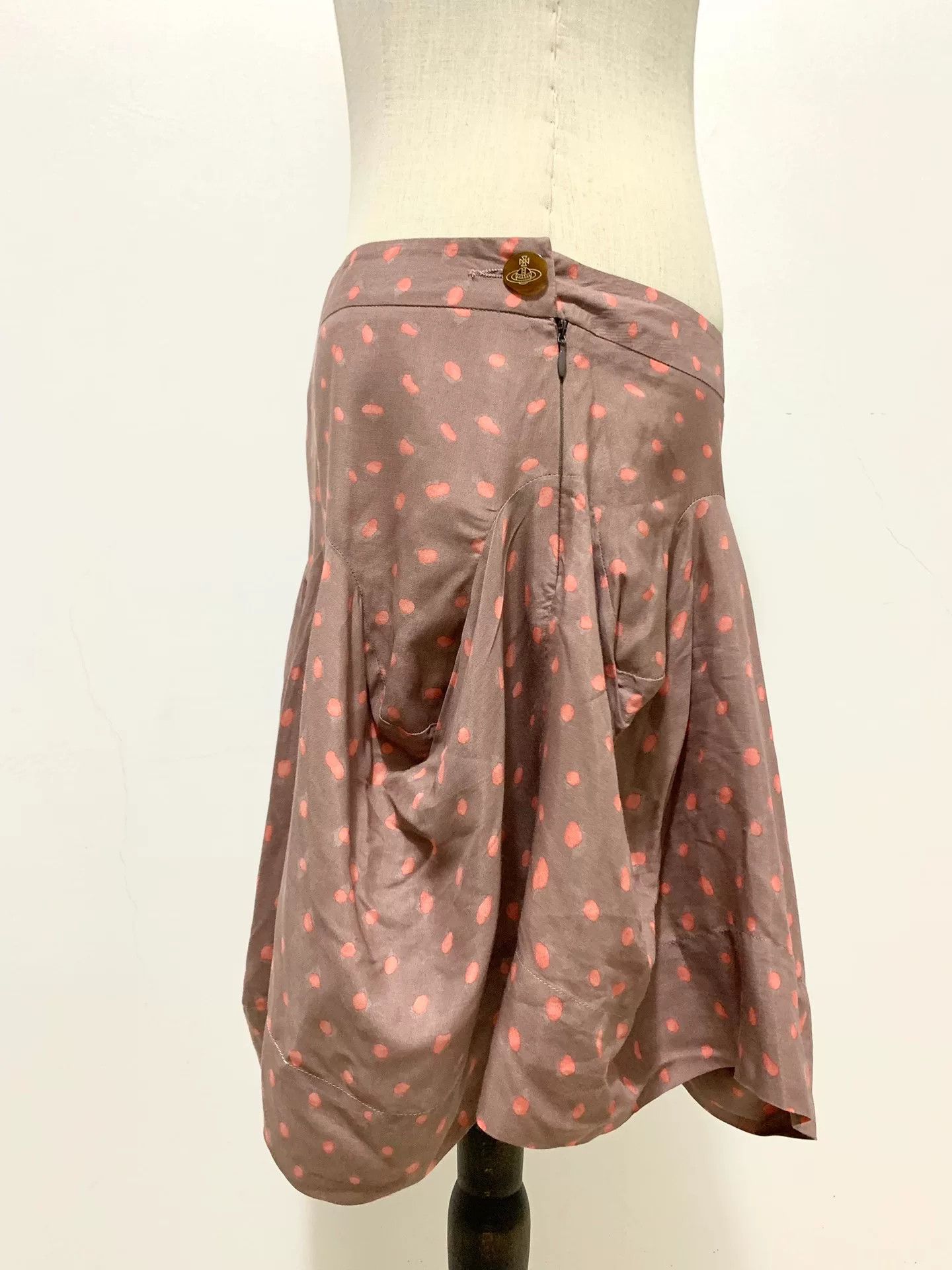 Vivienne Westwood vivienne westwood orange polka dot skirt Size 42" / US 20 - 3 Thumbnail