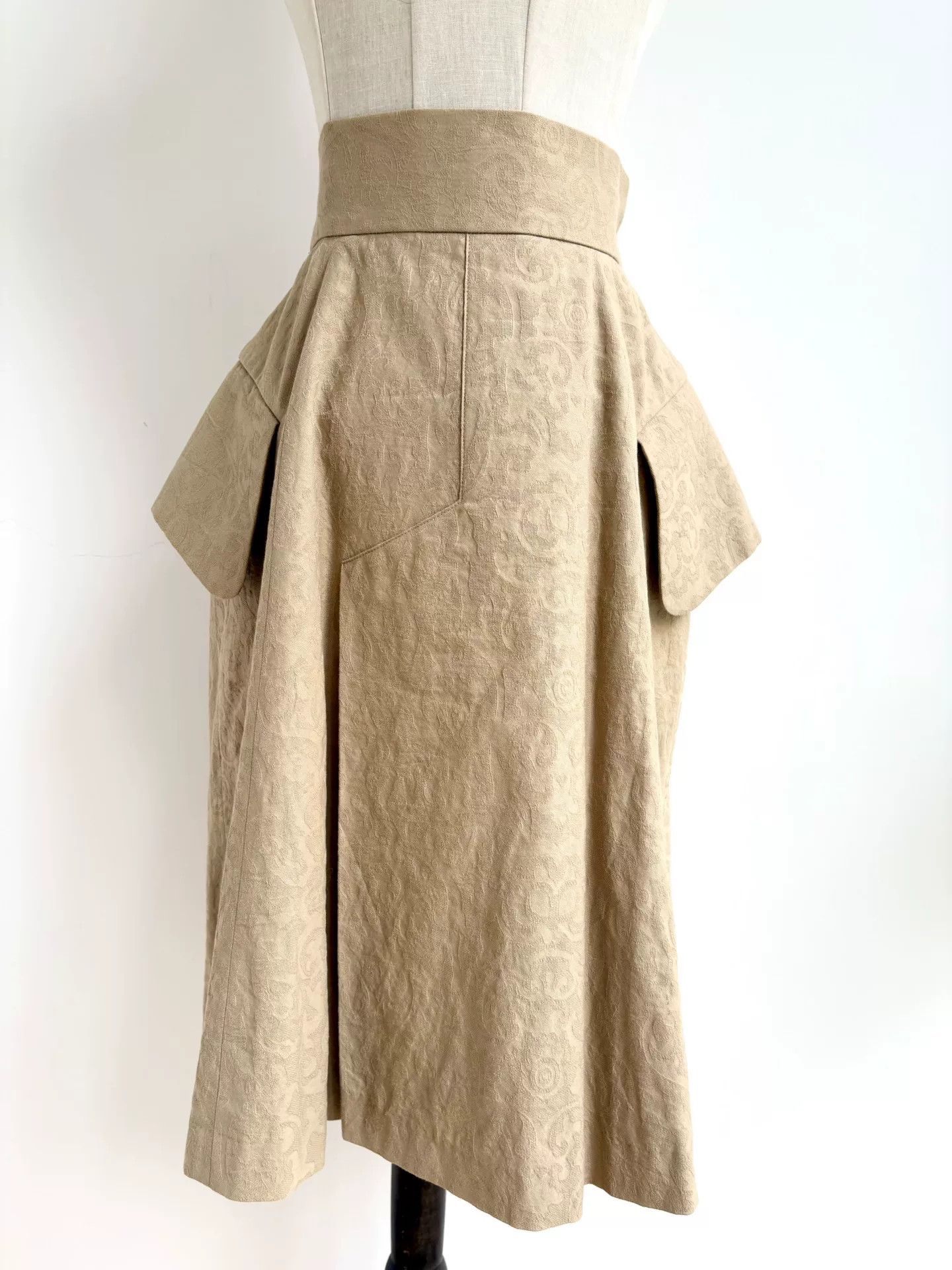 Vivienne Westwood vivienne westwood beige sculptural half skirt Size 22" - 4 Thumbnail