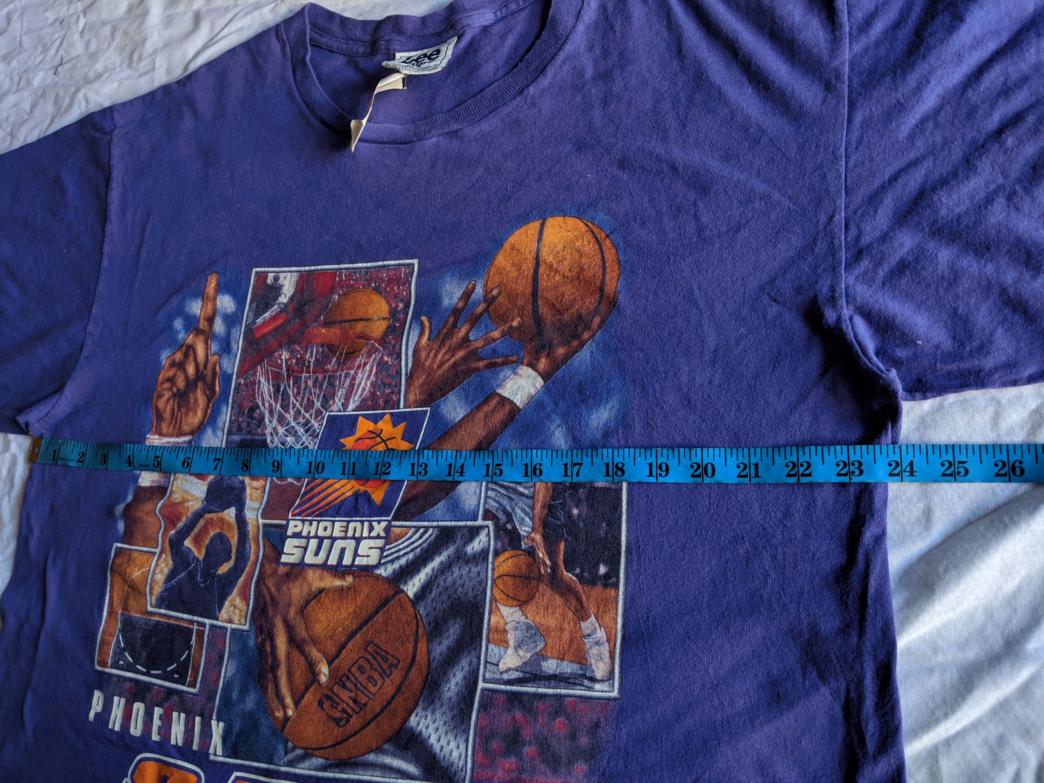 Lee × NBA × Vintage Vintage 90s Phoenix Suns NBA Shirt Size XL RARE Size US XL / EU 56 / 4 - 4 Thumbnail