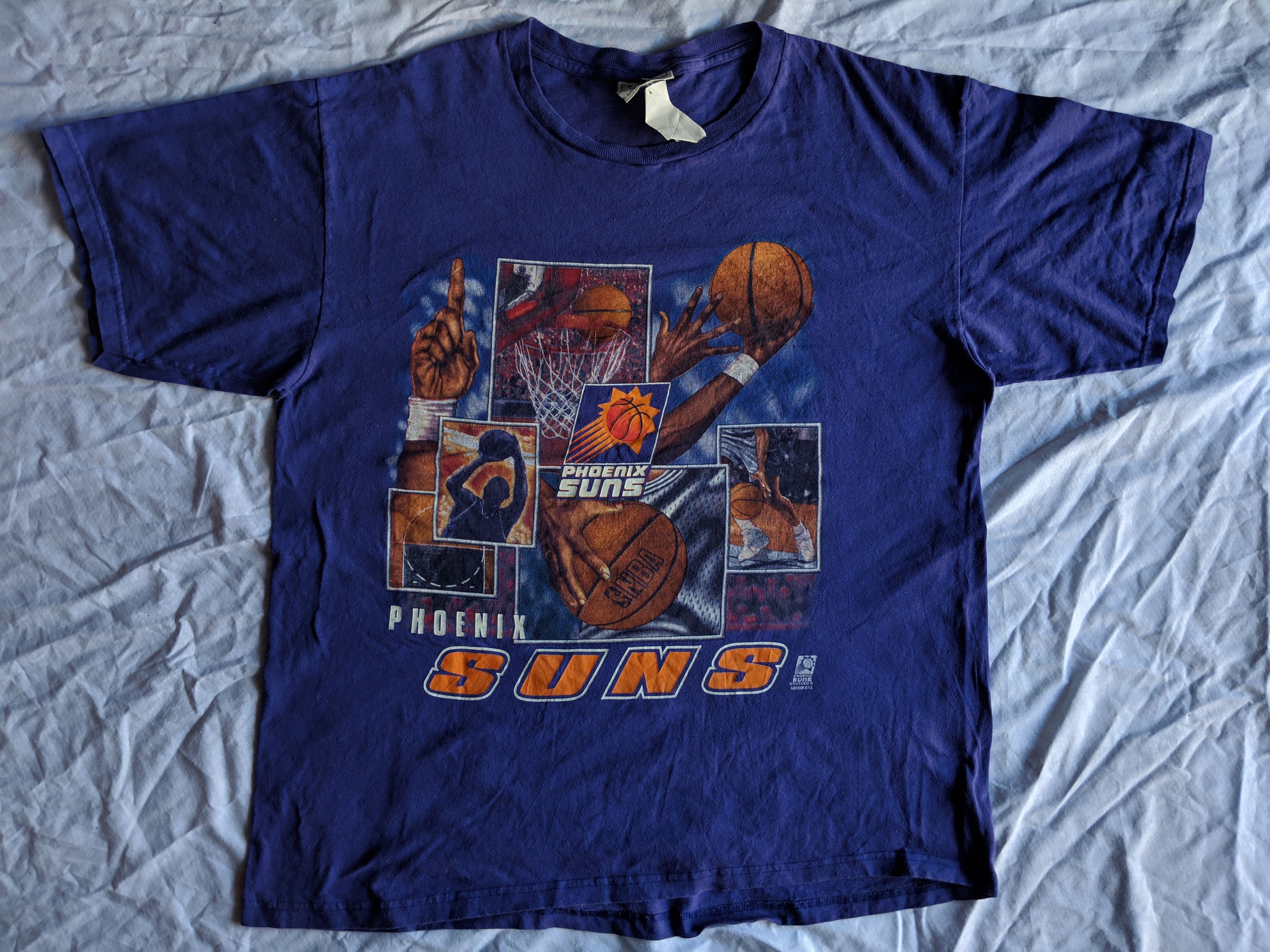 Lee × NBA × Vintage Vintage 90s Phoenix Suns NBA Shirt Size XL RARE Size US XL / EU 56 / 4 - 2 Thumbnail