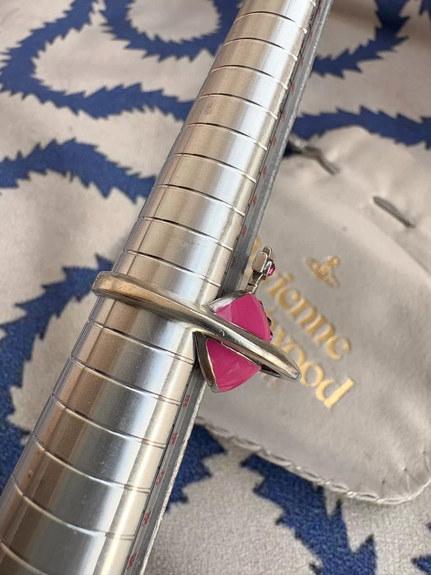 Vivienne Westwood vivienne westwood pink enameled ring Size ONE SIZE - 7 Thumbnail