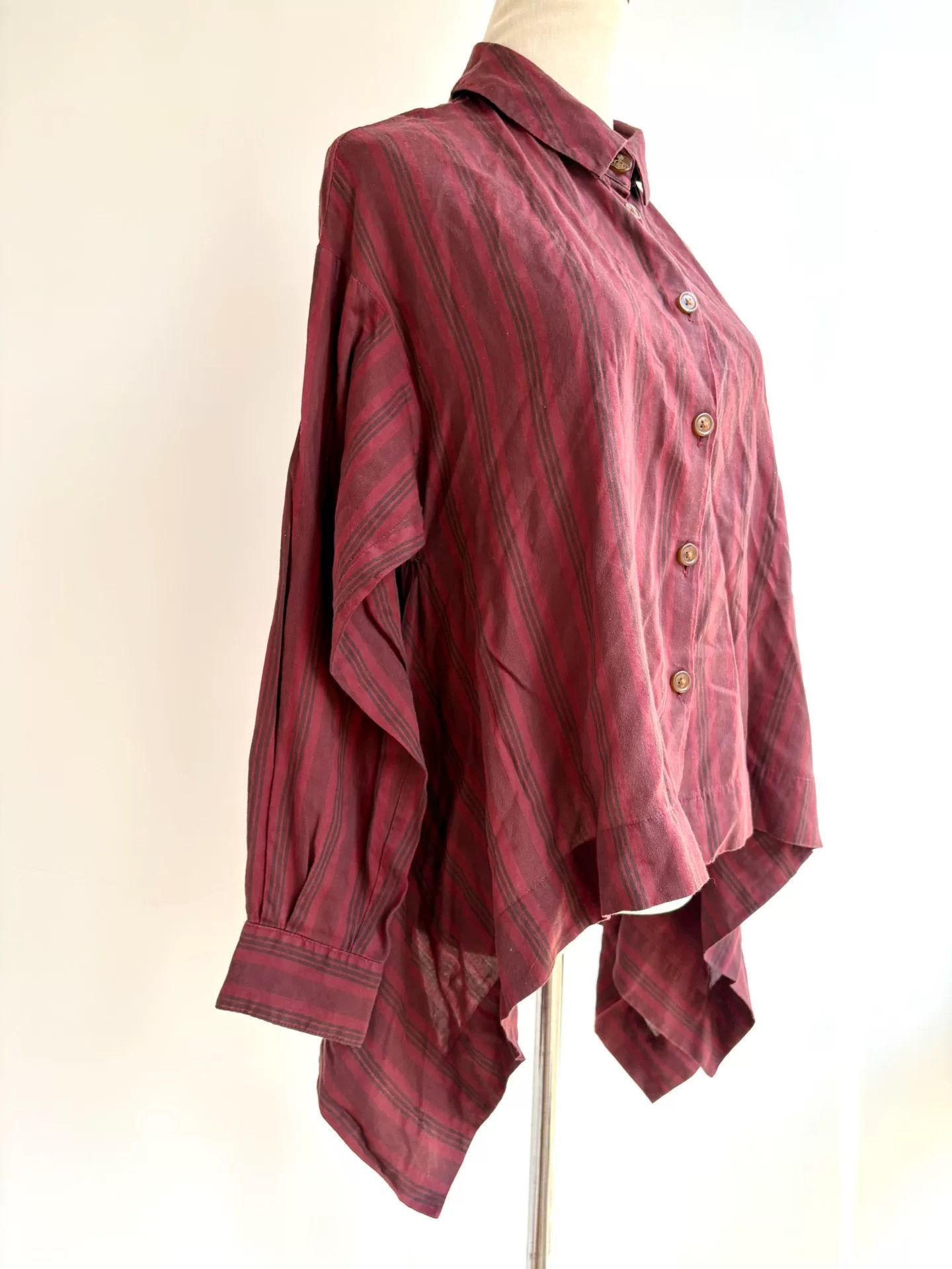 Vivienne Westwood vivienne westwood red striped asymmetrical shirt Size M / US 6-8 / IT 42-44 - 5 Thumbnail