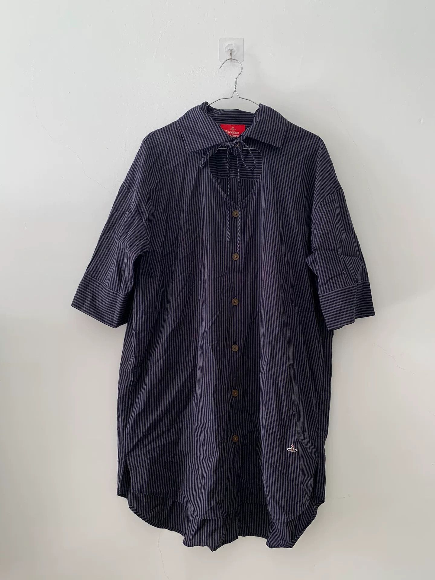 Vivienne Westwood vivienne westwood blue striped heart shirt dress Size XS / US 0-2 / IT 36-38 - 4 Thumbnail