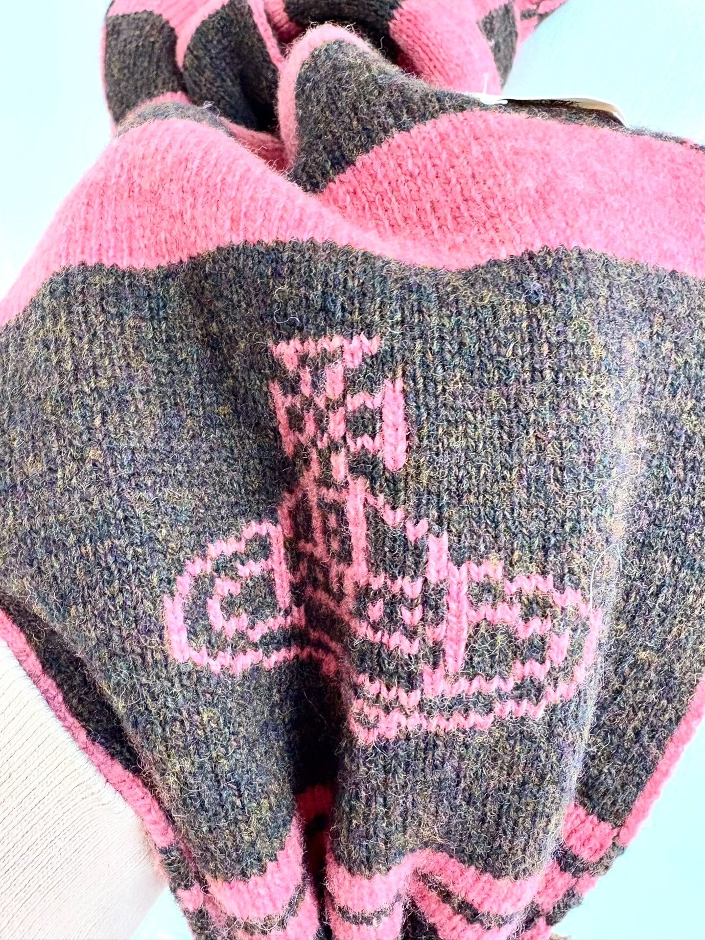 Vivienne Westwood vivienne westwood pink striped pompom scarf Size ONE SIZE - 5 Thumbnail
