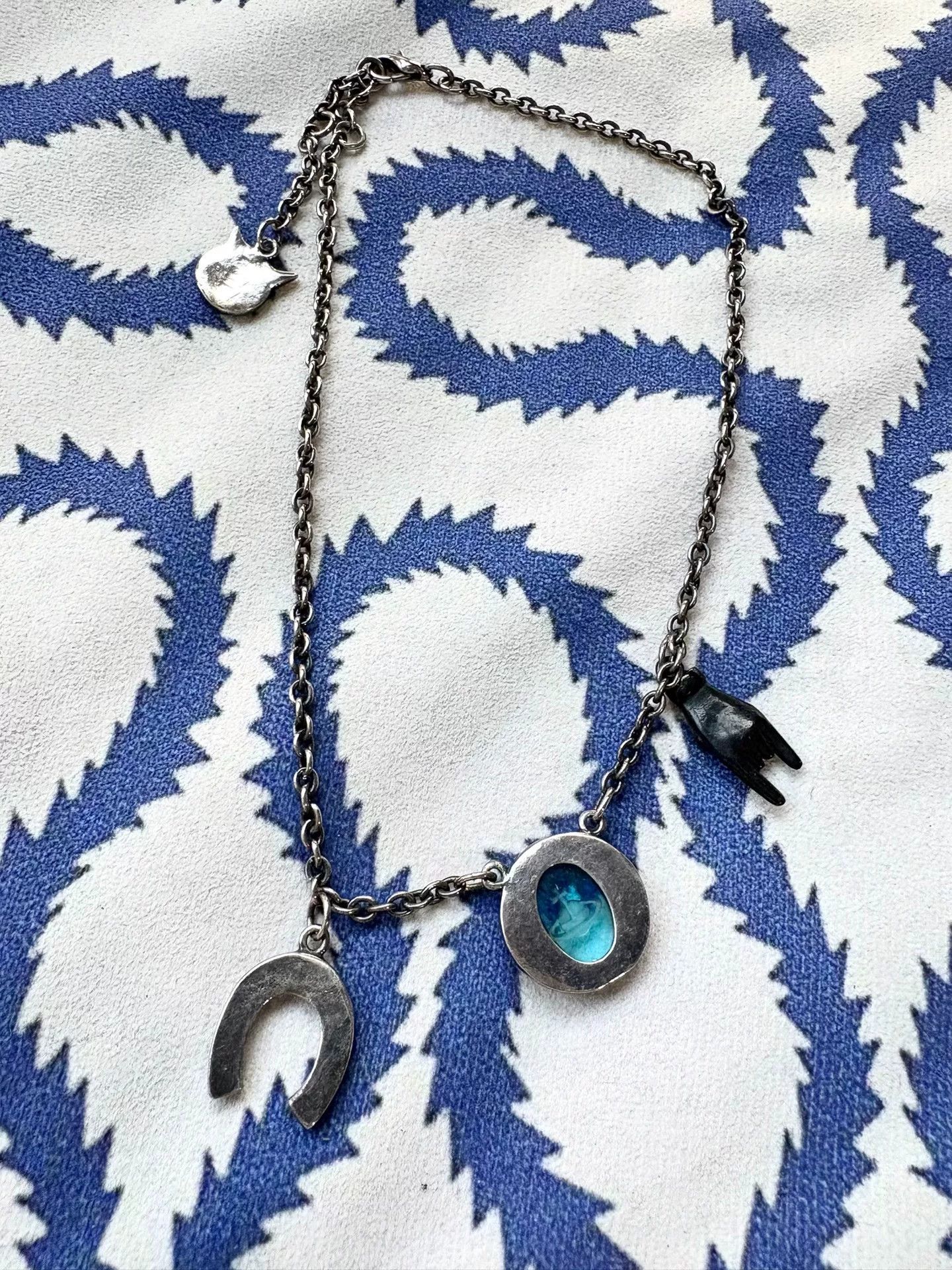 Vivienne Westwood vivienne westwood blue lucky charm necklace Size ONE SIZE - 4 Thumbnail